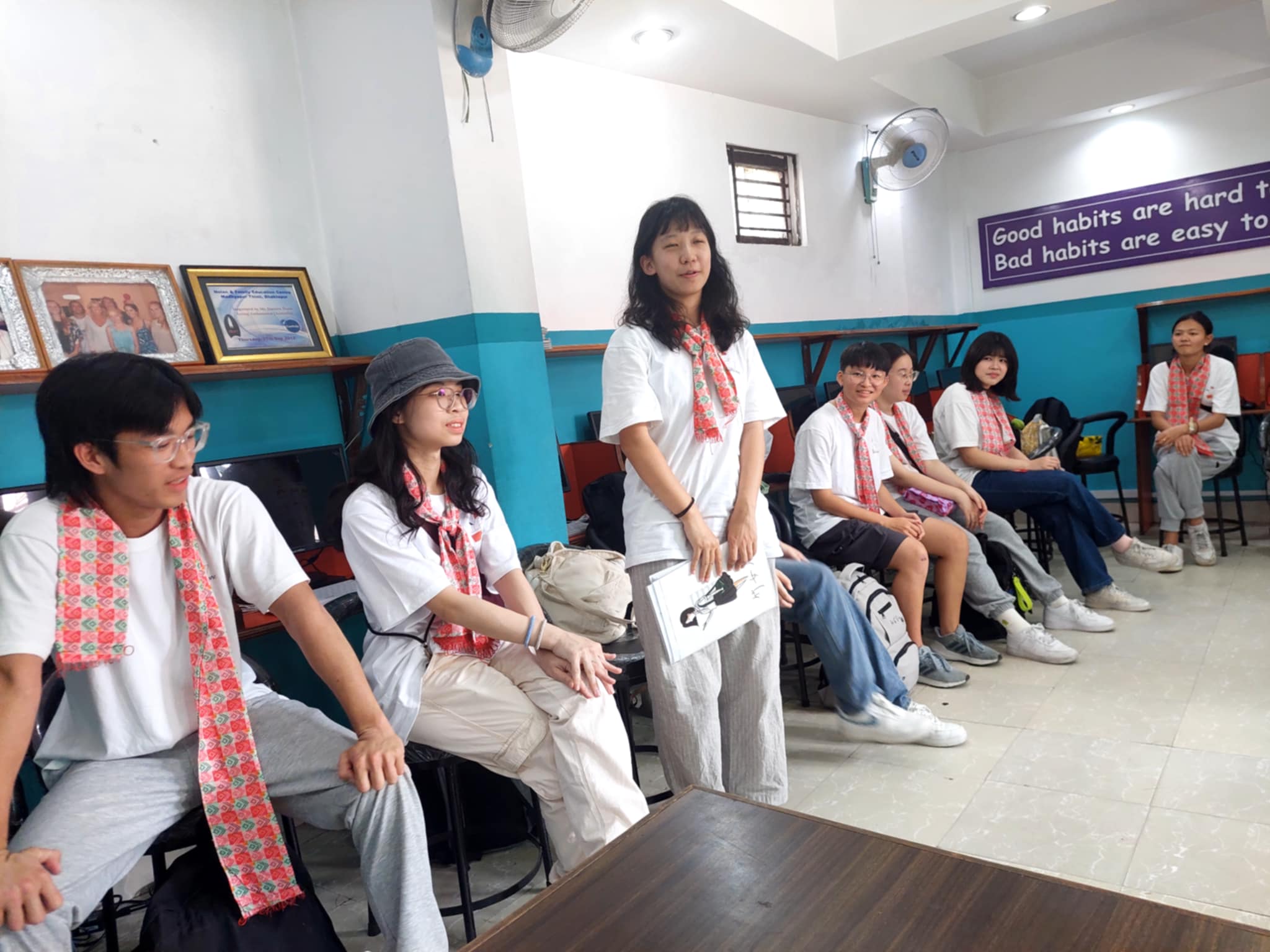 विनायकमा ताइवानी स्वयंसेवक शिक्षक शिक्षिकाहरूको स्वागत