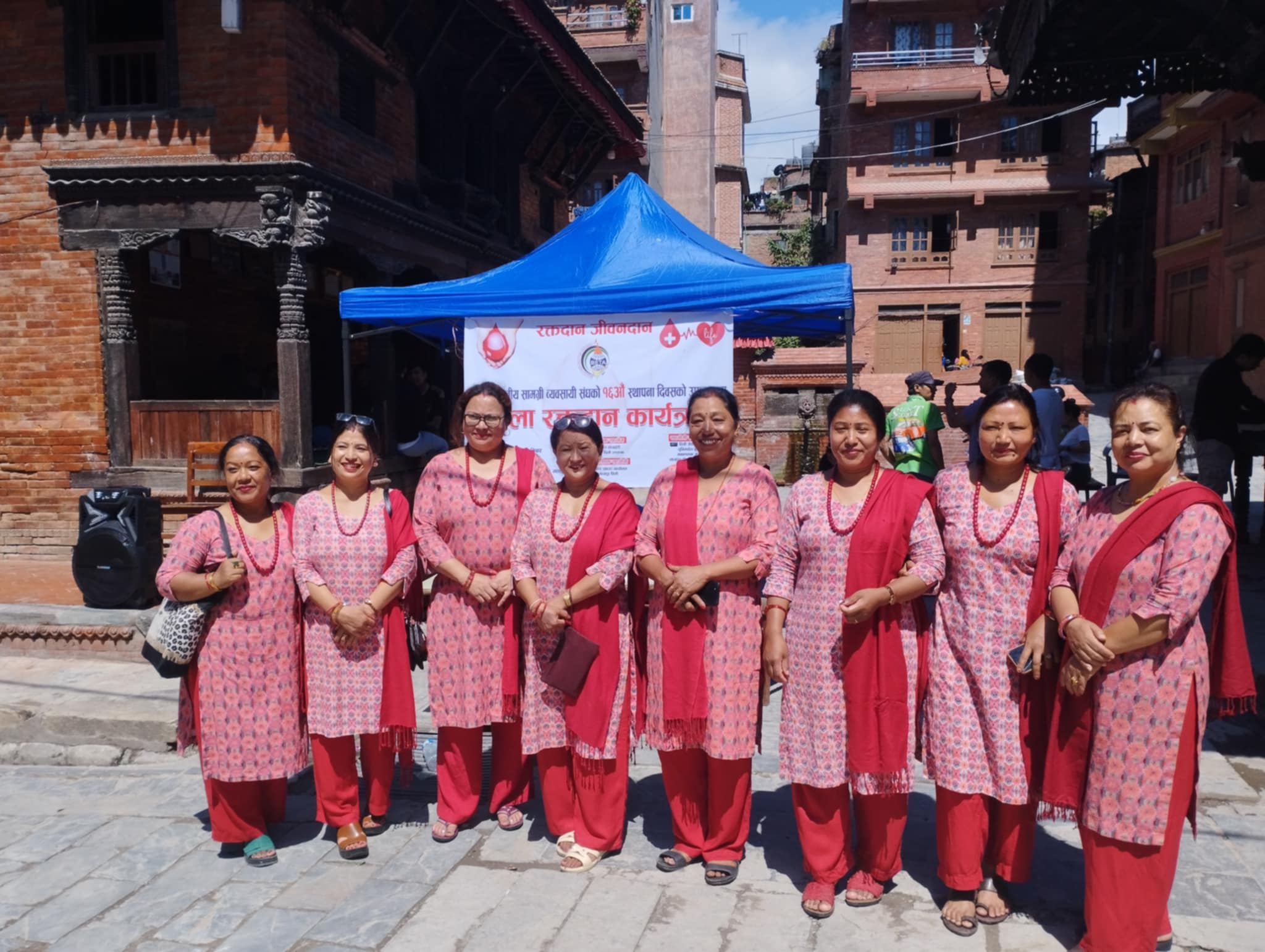 स्थापना दिवसमा २४ जनाले गरे रक्तदान