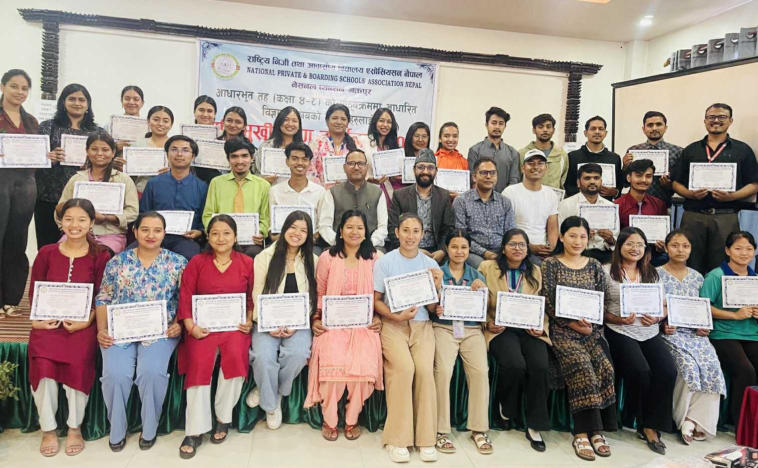 नेसनस प्याब्सन भक्तपुरद्वारा वृहत शिक्षक प्रशिक्षण सम्पन्न