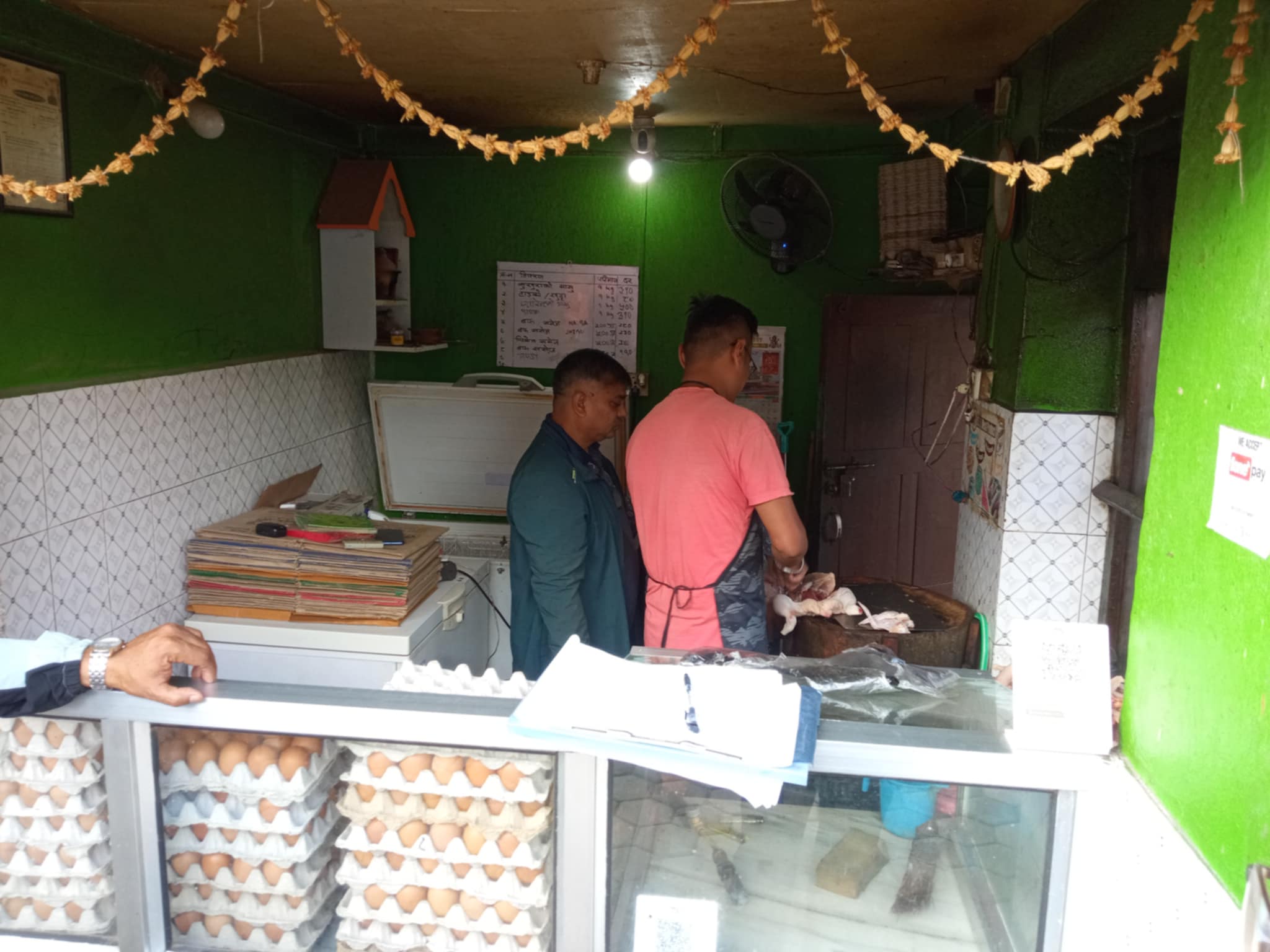 व्यासीमा मासु पसल अनुगमन