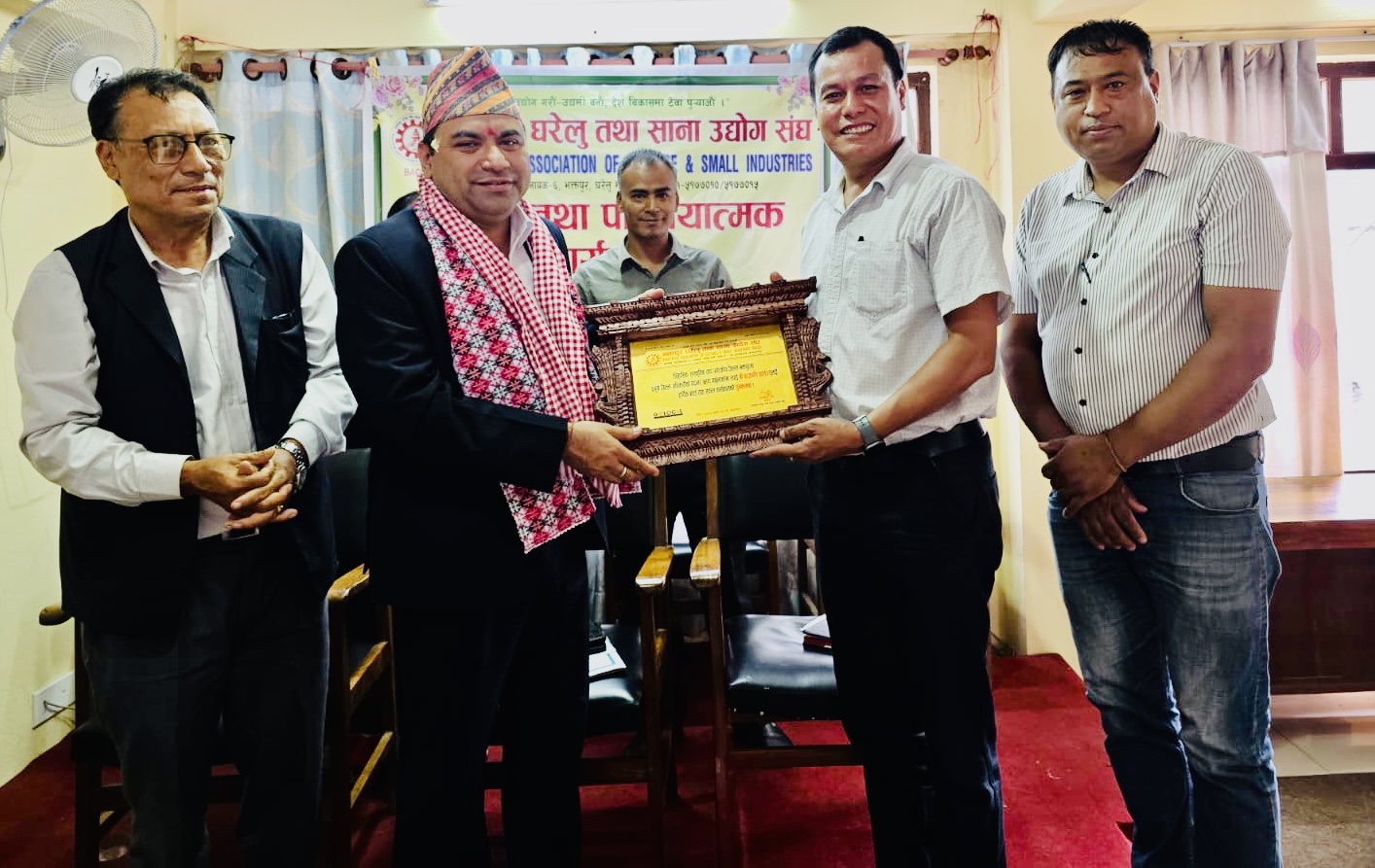 प्रमुख जिल्ला अधिकारी पाण्डेलाई स्वागत