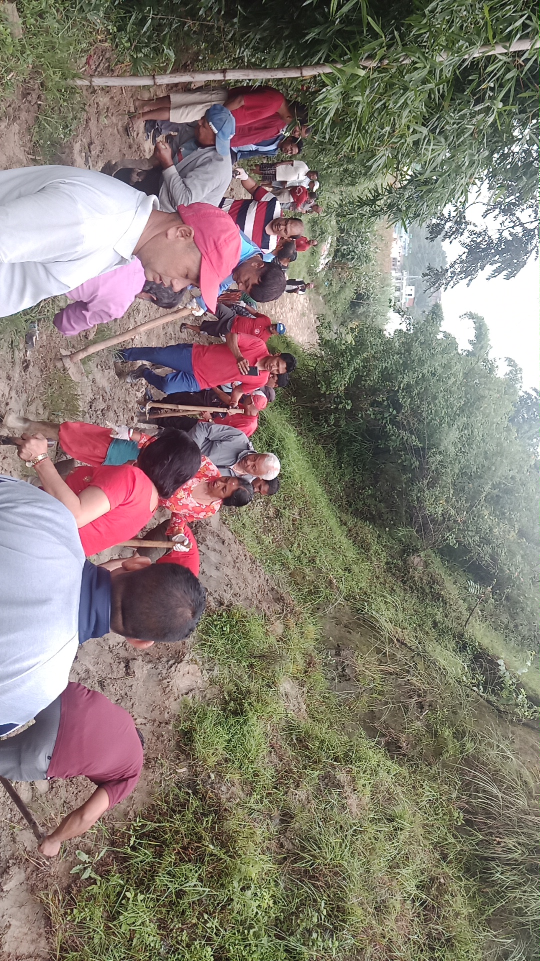 ताथलीमा सडक मर्मतका लागि व्यापक जनसहभागिता 