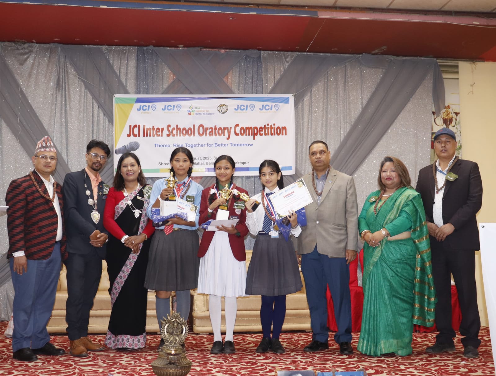 जेसीज अन्तरविद्यालय वक्तृत्वकला प्रतियोगिता सम्पन्न