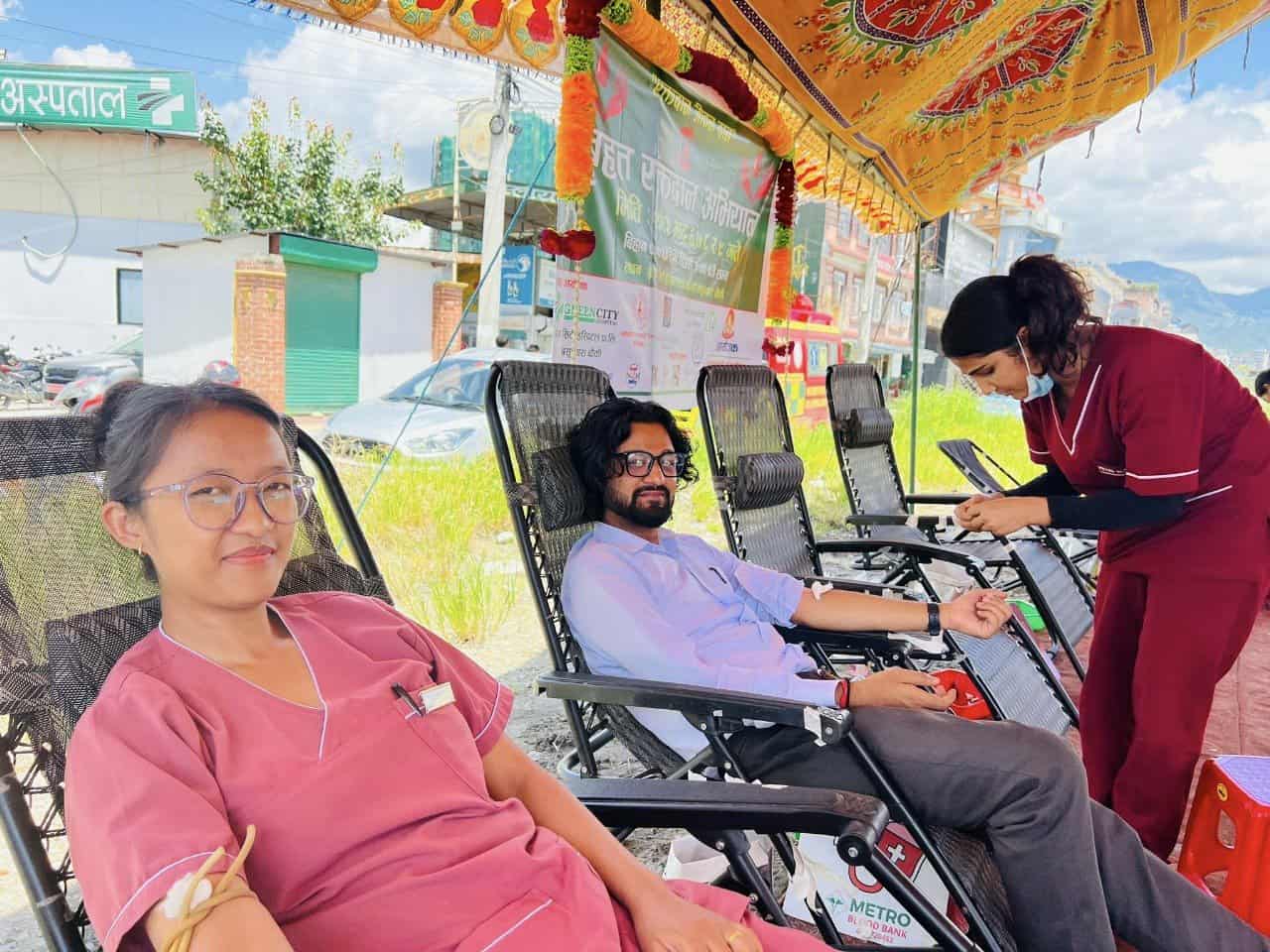 ब्रम्हाकुमारी राजयोगको रक्तदानले ऐतिहासिक कीर्तिमान कायमको दावी 