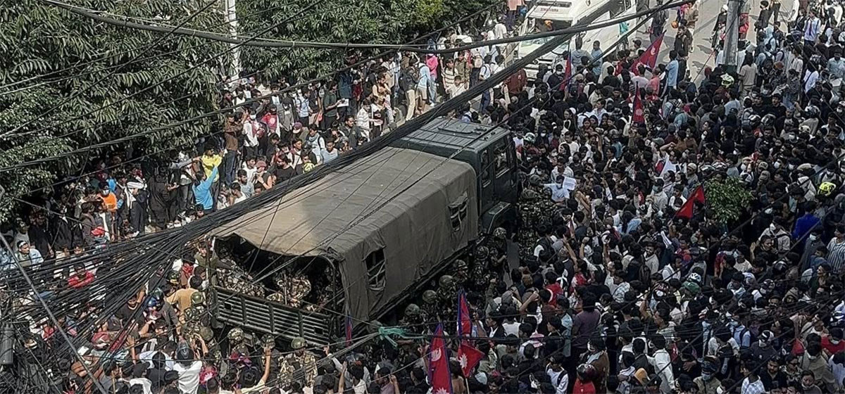 जेनजी मृत्यु संख्या १४ पुग्यो, काठमाडौंमा सेना परिचालन, देशभरि आन्दोलन उग्र 