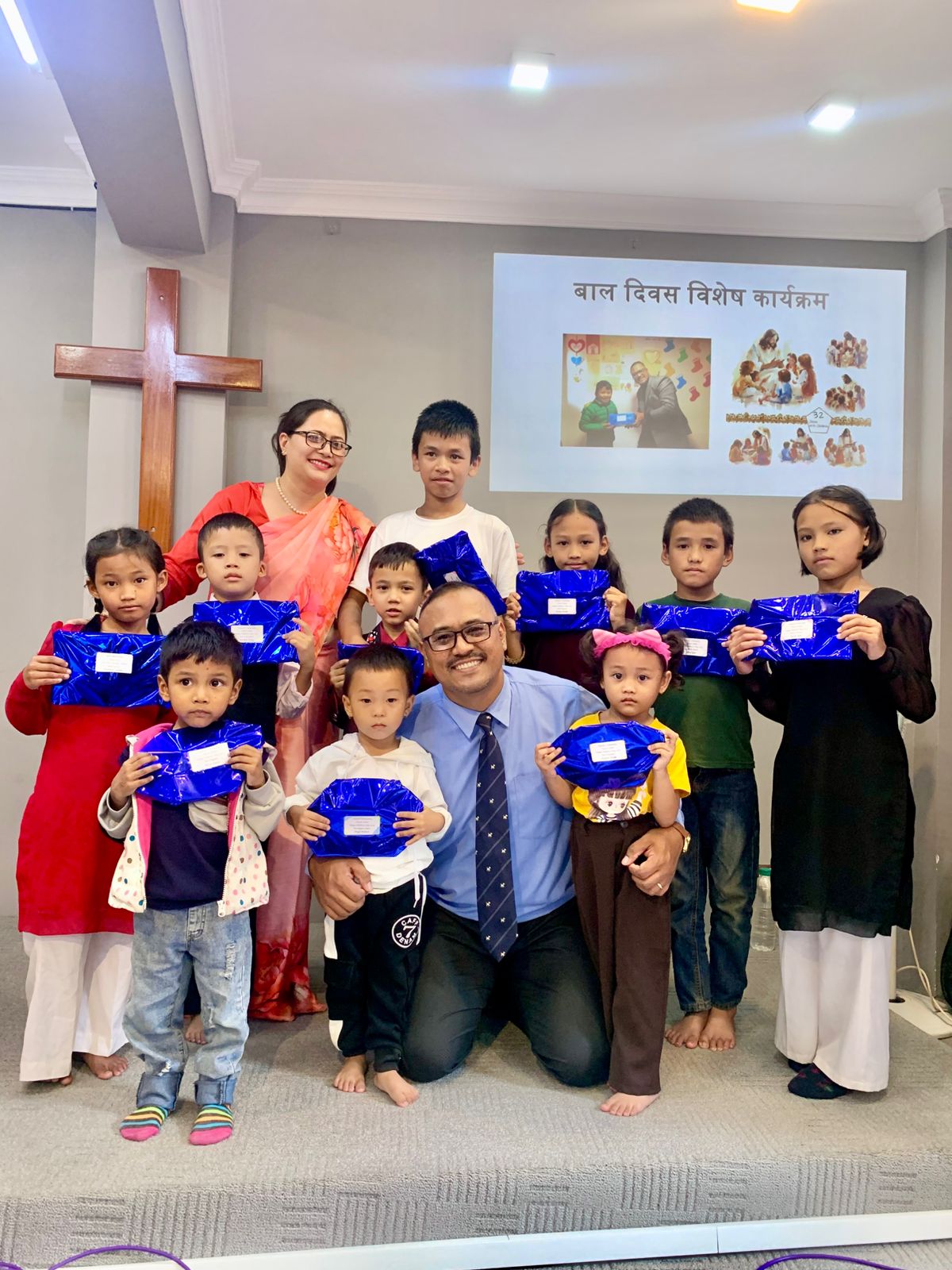बाल दिवसको अवसरमा नासमनाको चर्चमा कार्यक्रम