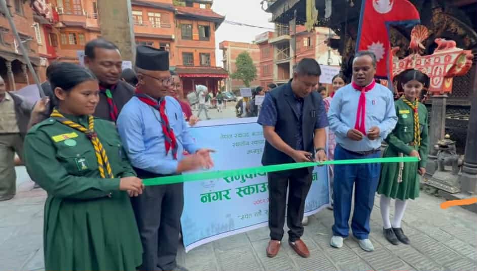 मध्यपुरमा शान्ति पदयात्रा !