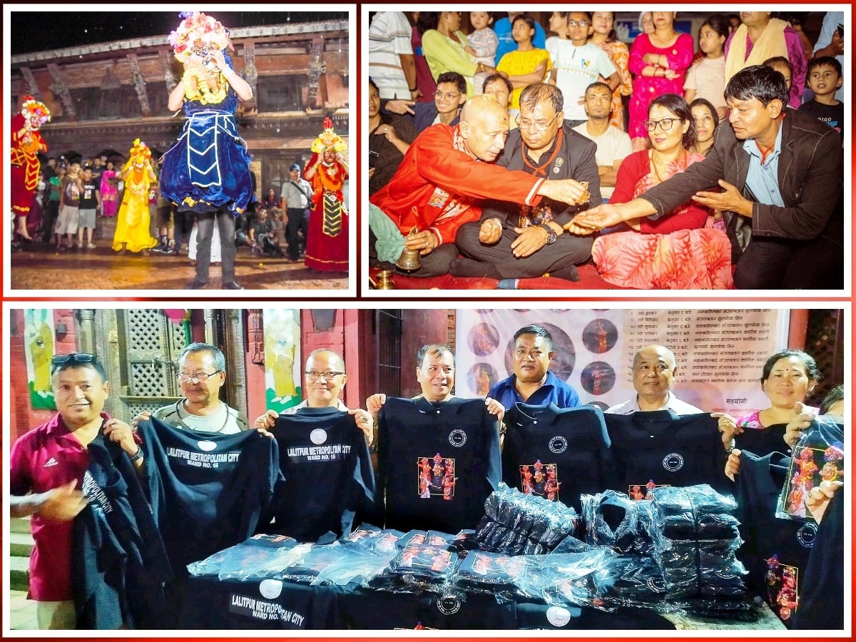 अष्टमातृका नाचलाई ललितपुर– १६ बाट ४ लाख प्रदान, महानगरपालिकाबाट ६ लाख बजेट विनियोजित