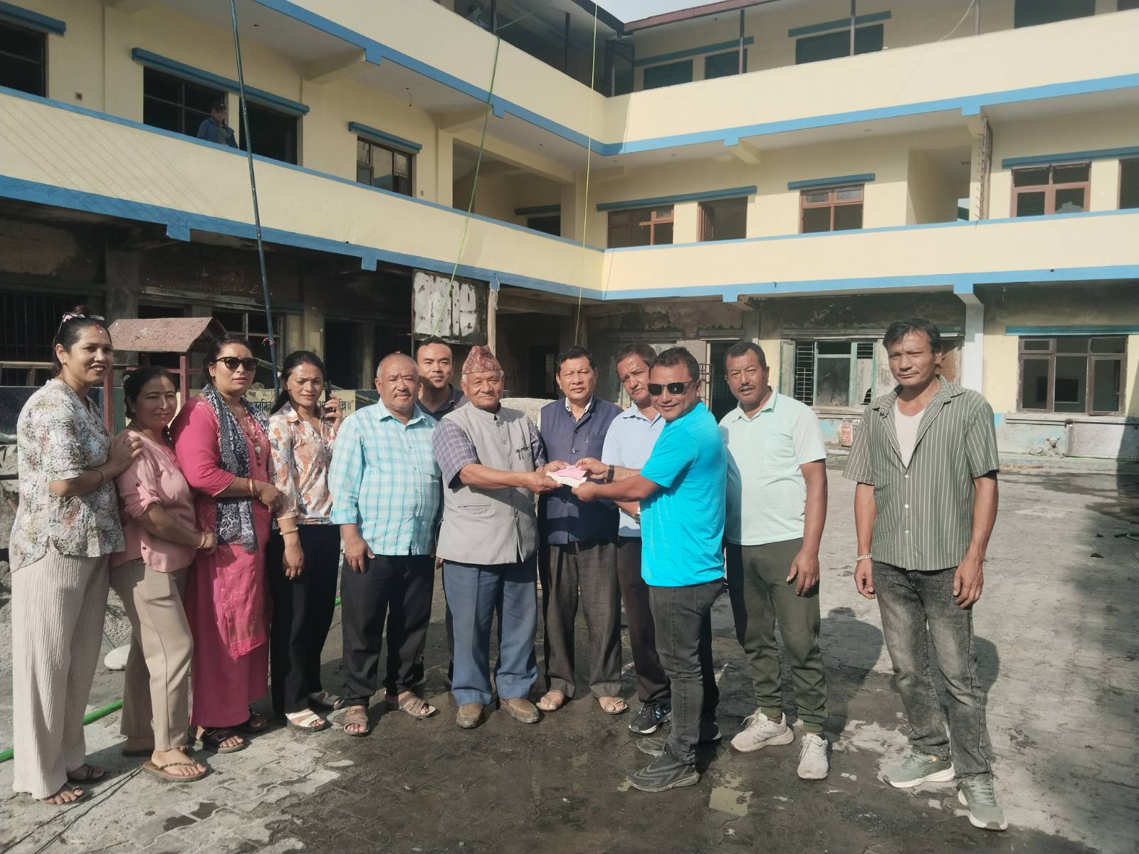 सिपाडोल खानेपानीले दियो जगाती प्रहरीलाई डेढ लाख 