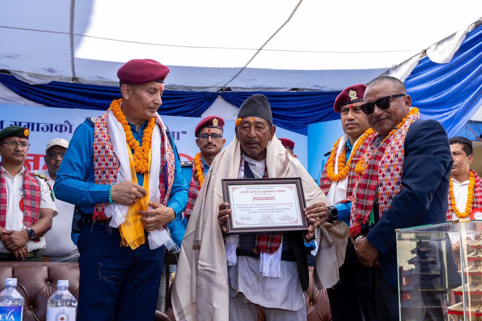तस्वीरहरुमा पुननिर्मित जगाती प्रहरी चौकी