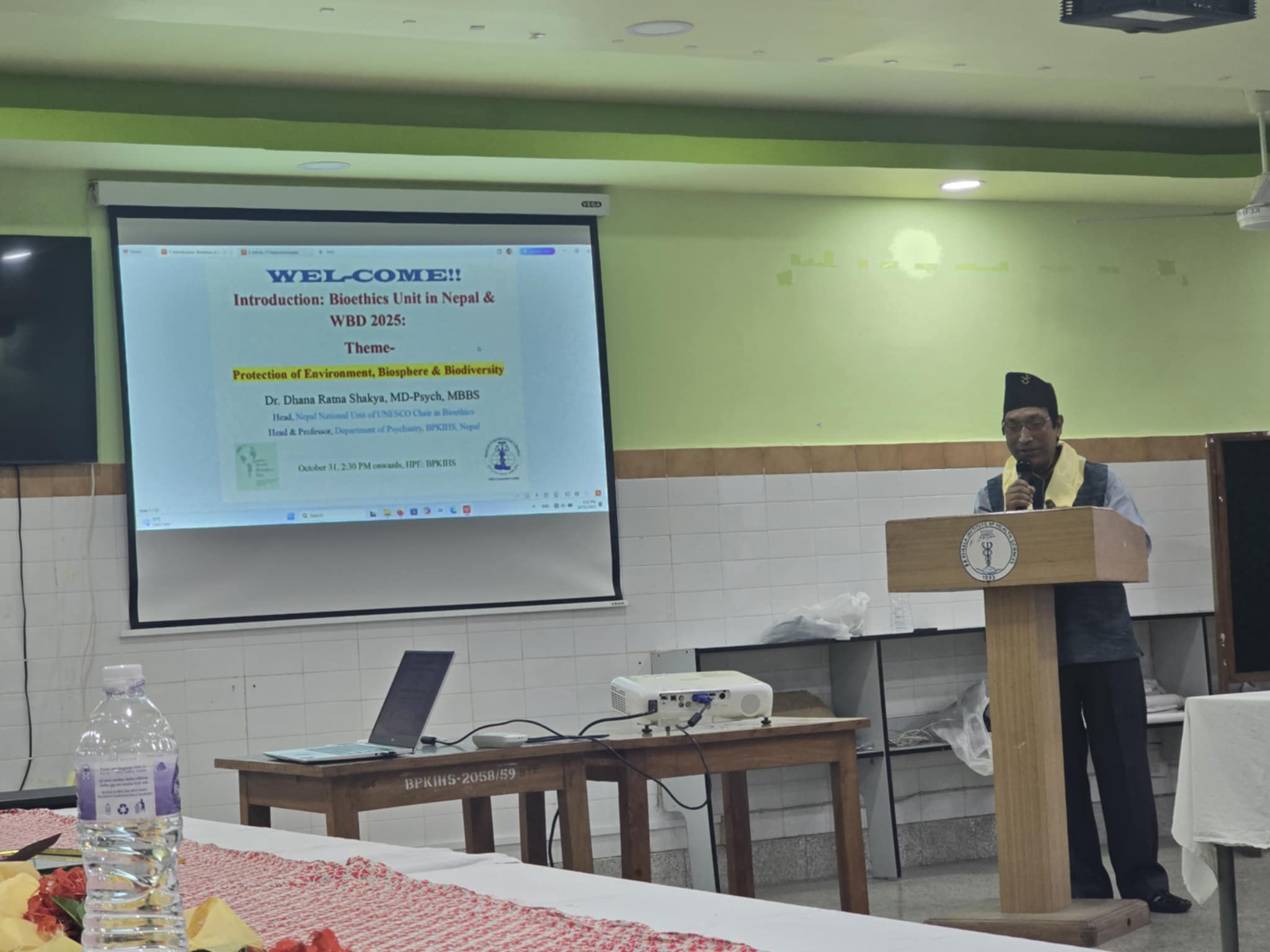 Bioethics Day celebrated with theme 'Protection of Environment, Biosphere & Biodiversity’ (Article 17)