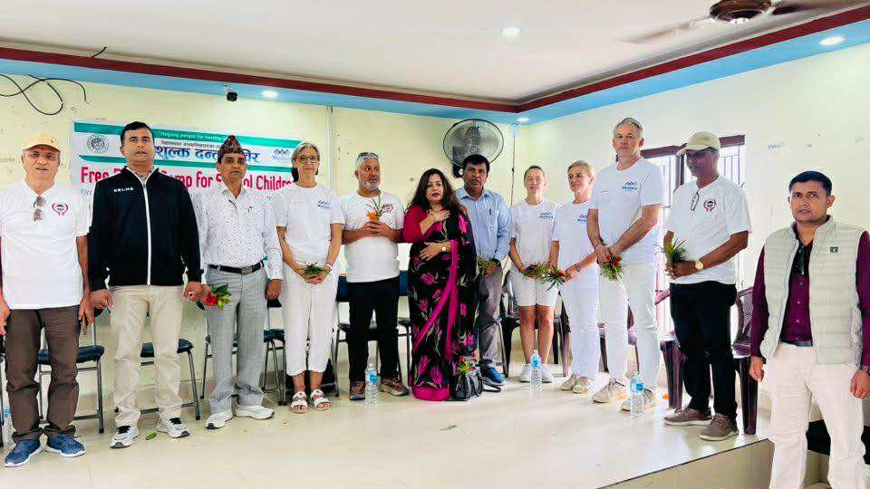 जुटपानी, भटेनीमा अवस्थित श्री पृथ्वी माविमा निःशुल्क दन्त शिविर सम्पन्न