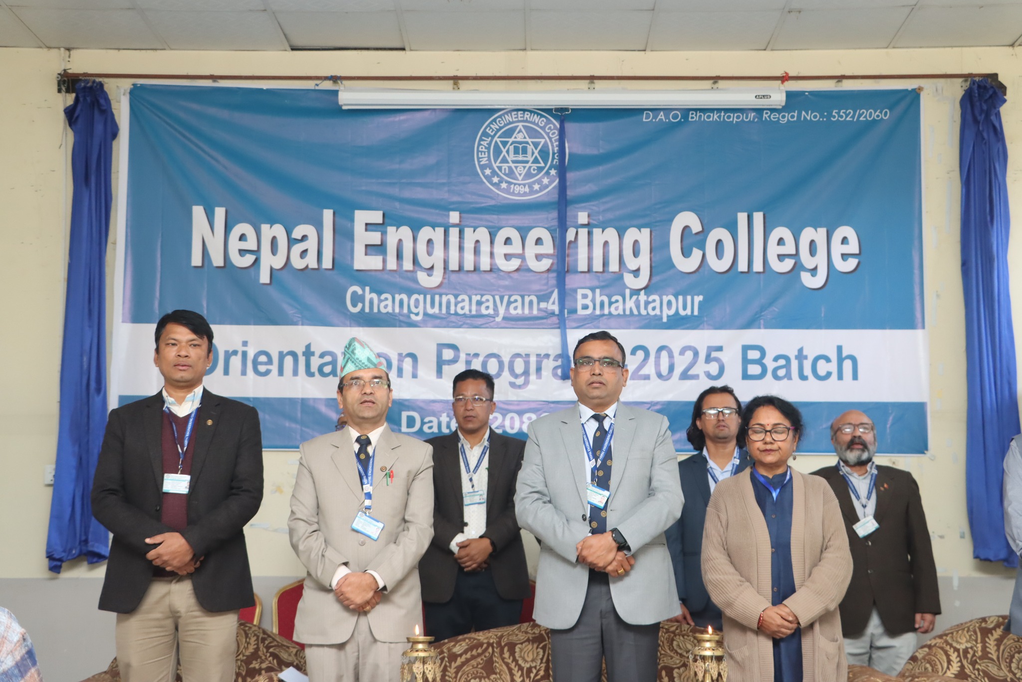 Educational Orientation for New Students at Nepal Engineering College