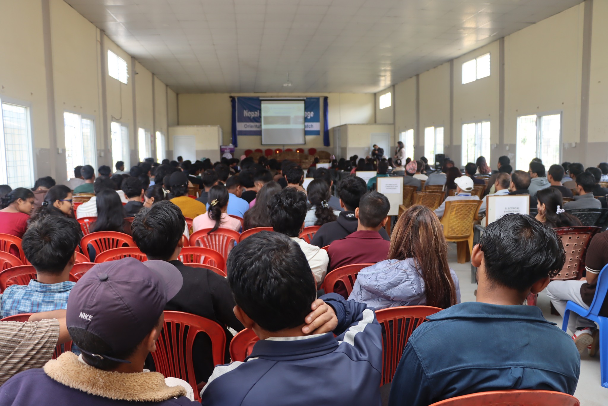 Educational Orientation for New Students at Nepal Engineering College