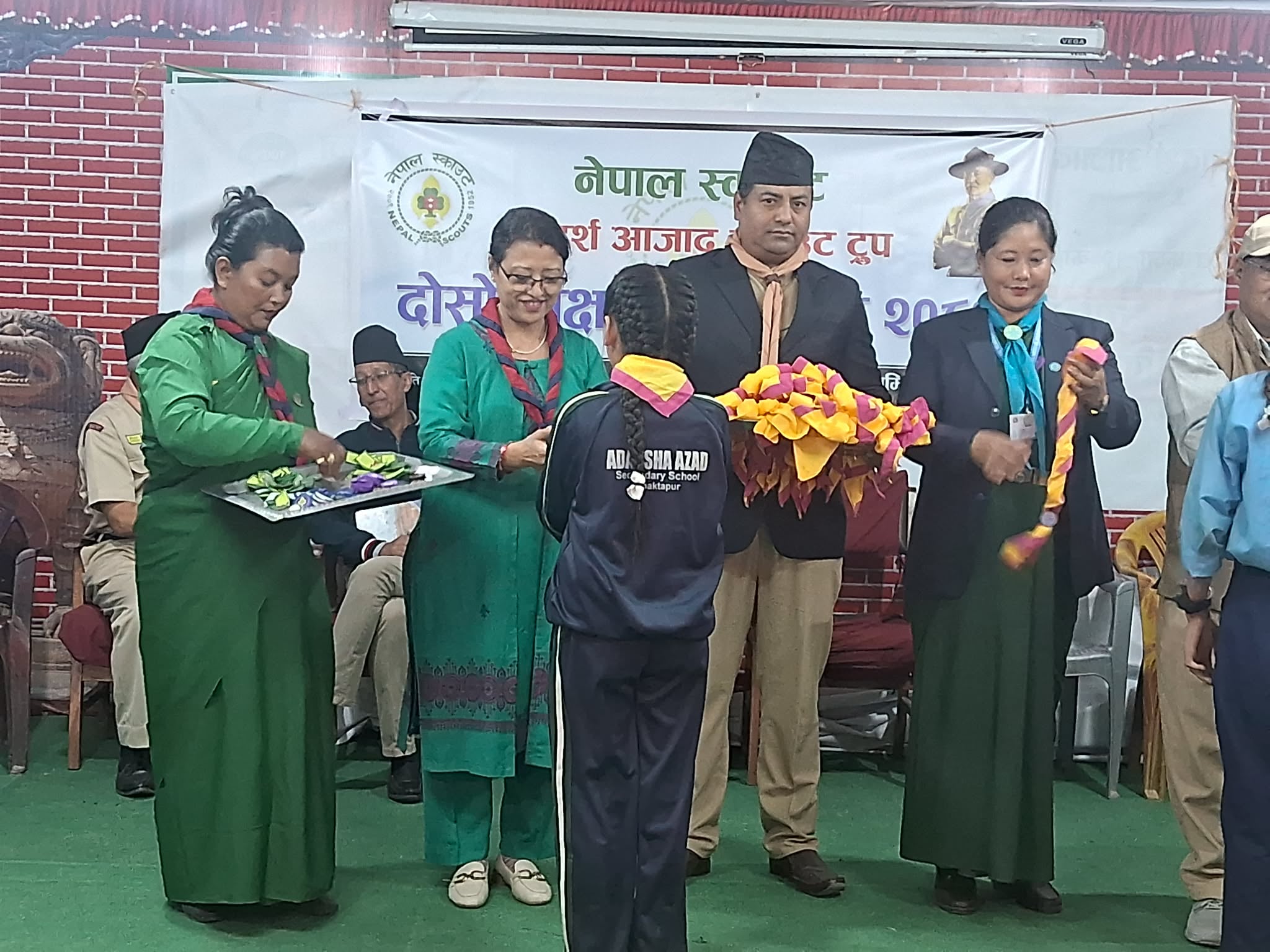 आदर्श आजादमा स्काउट दिक्षान्त समारोह सम्पन्न