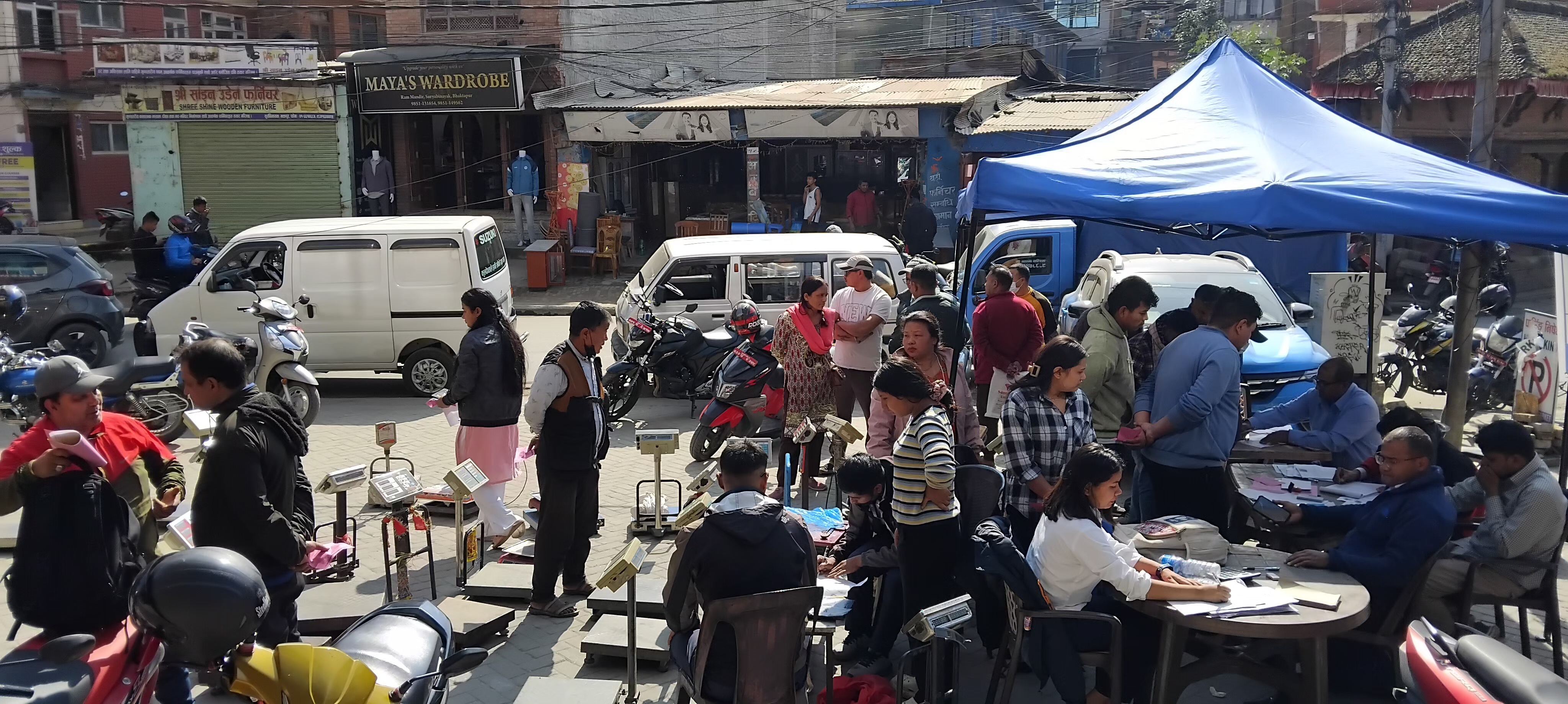 भक्तपुर नगरपालिका क्षेत्रमा नापतौल डोर सुरु