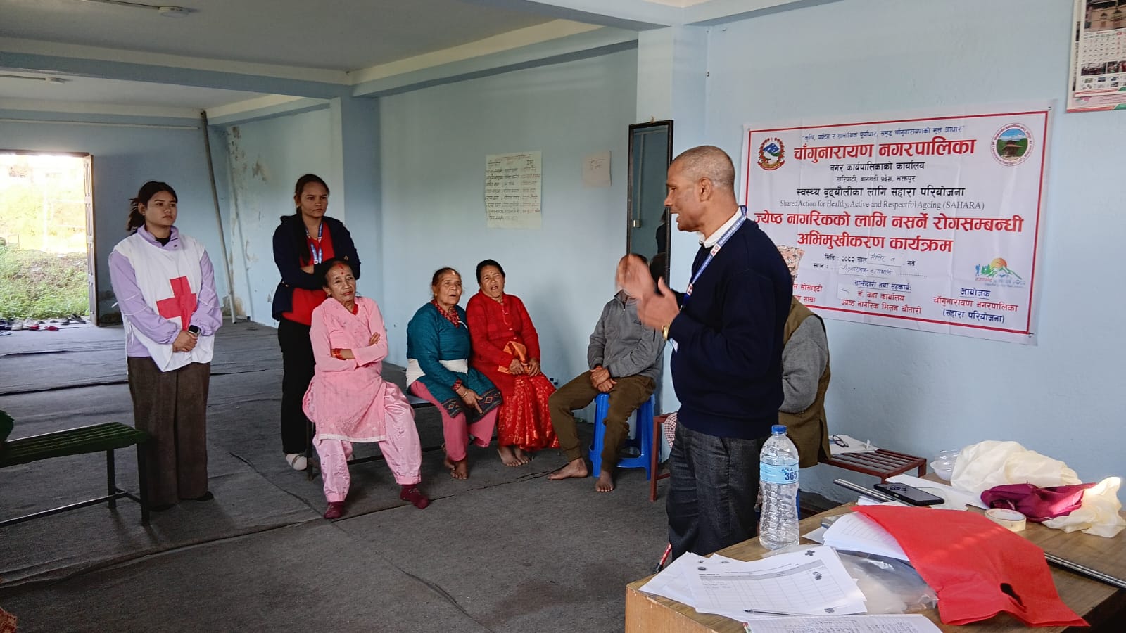 ताथलीका ज्येष्ठ नागरिकलाई नसर्ने रोगसम्बन्धी अभिमुखीकरण