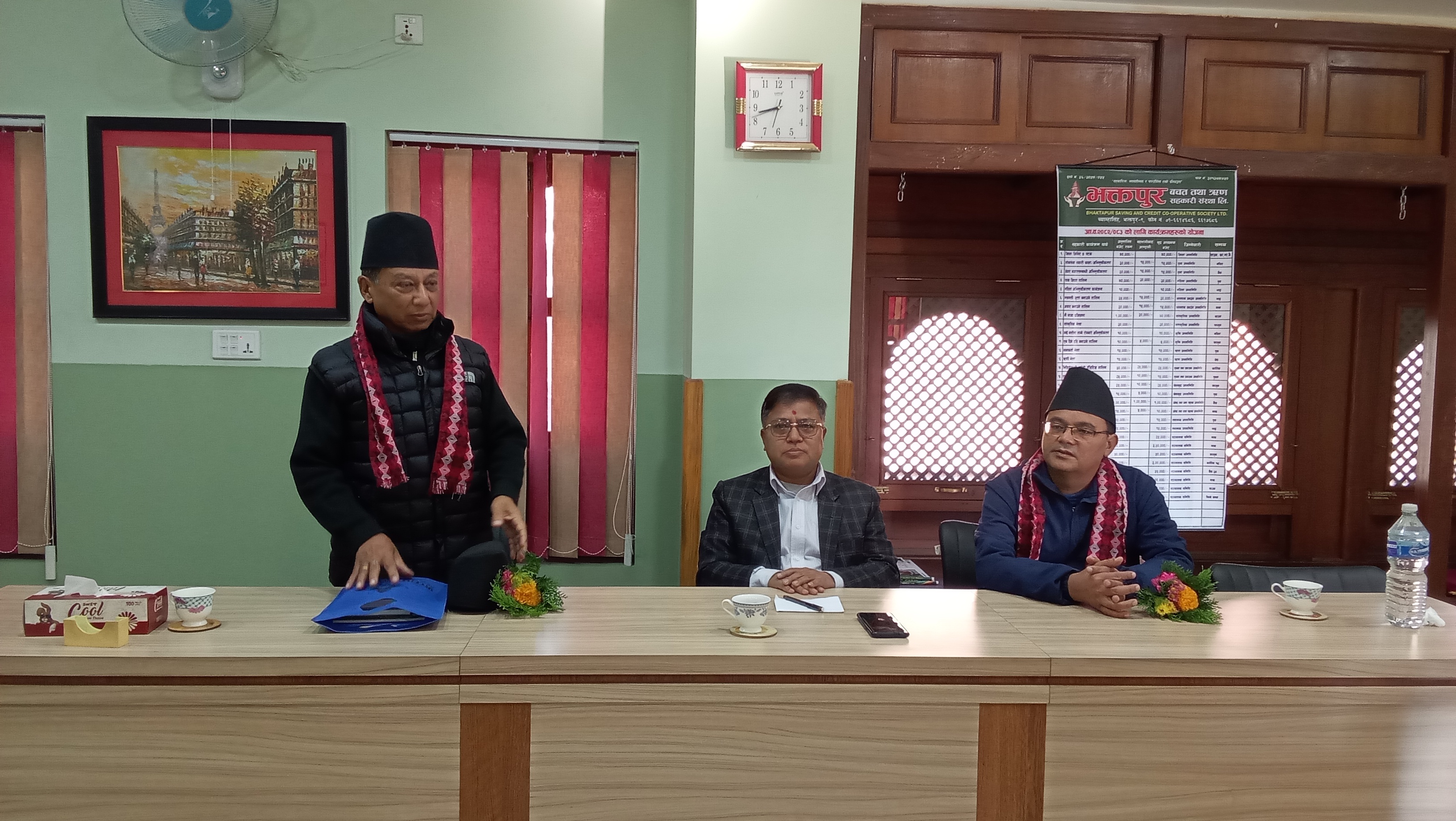 भक्तपुर बचतले गरयो स्वागत तथा बधाई