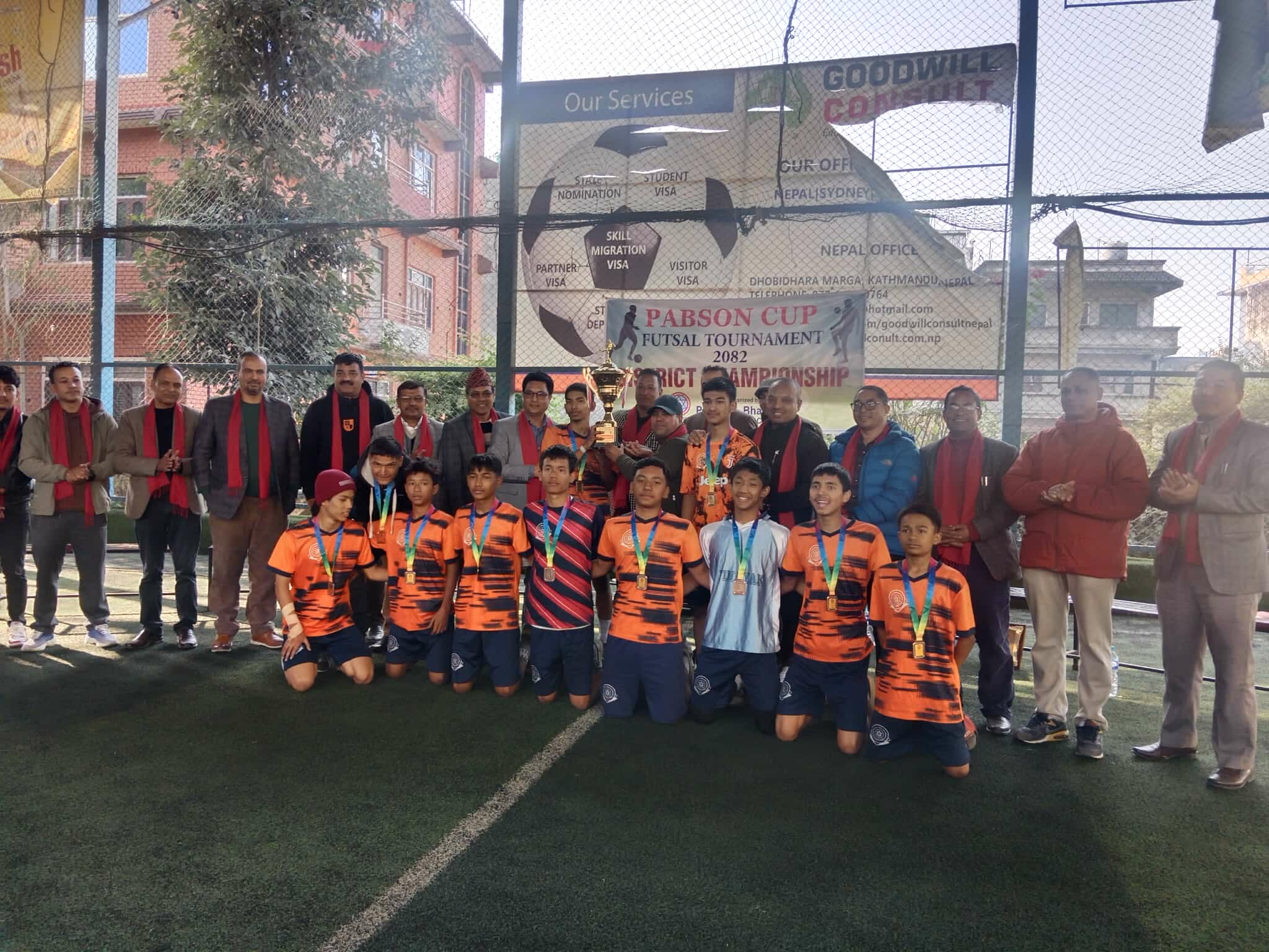 जिल्लाव्यापी फुट्सलमा विनायक शिक्षा निकेतन दोस्रो रनरअप