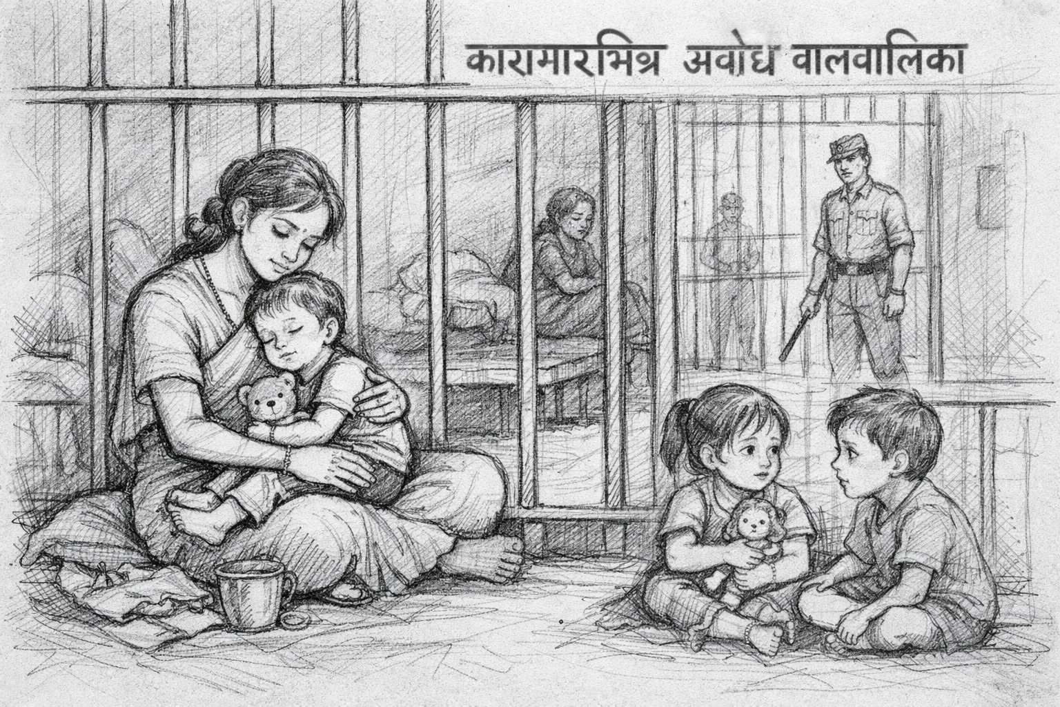 कारागारभित्र अवोध बालबालिका 