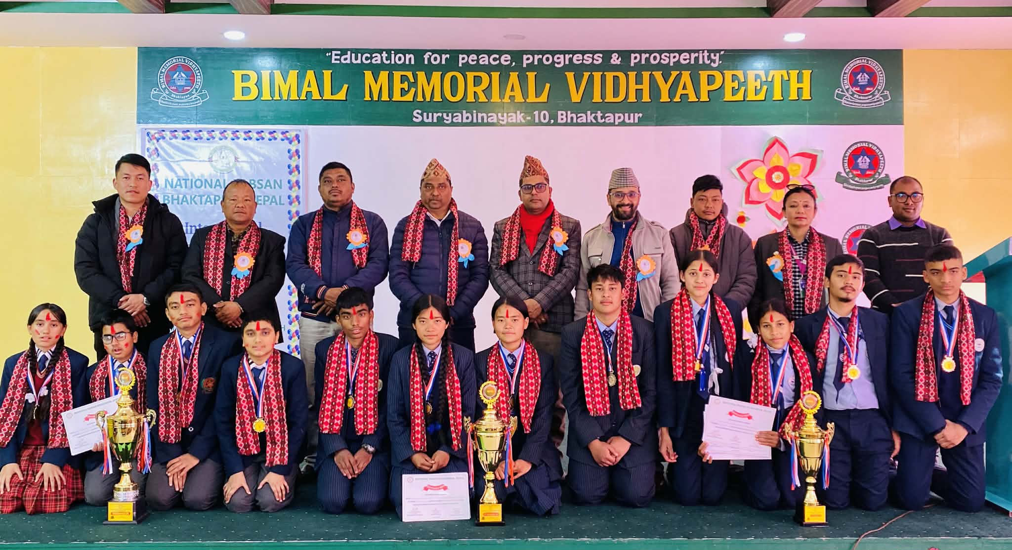 नेसनल प्याव्सन भक्तपुरको हाजिरी जवाफ प्रतियोगिता सम्पन्न