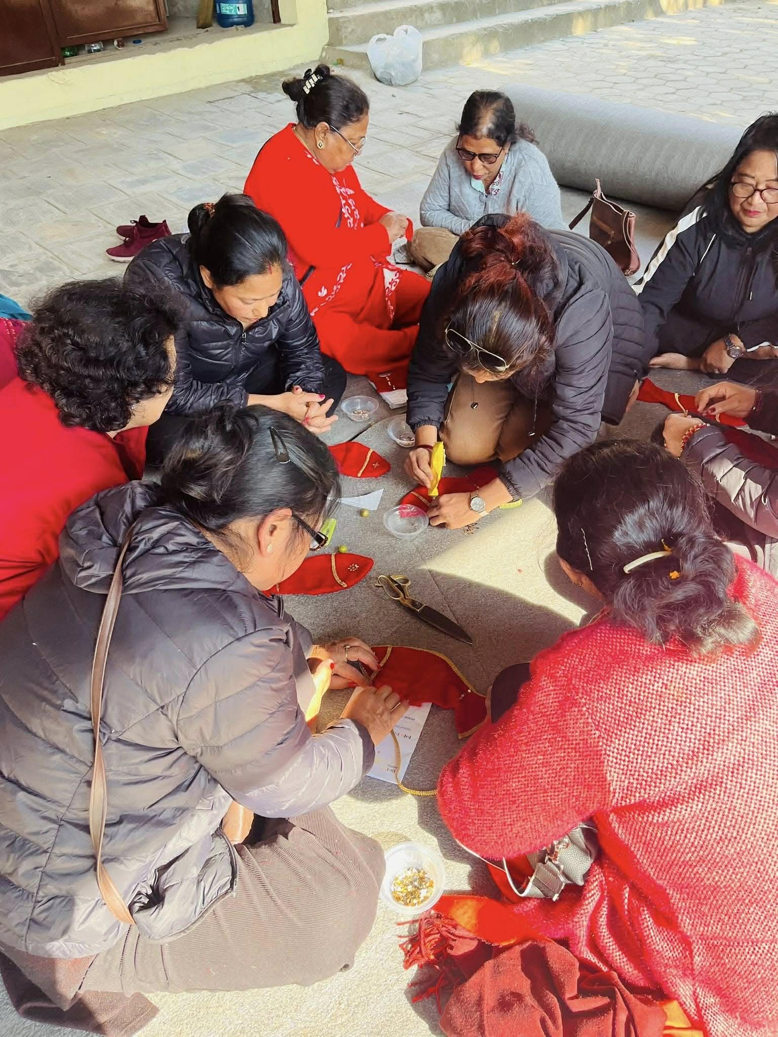 नेवारी संस्कृति अनुसारको साइपाटा बनाउने तालिम सम्पन्न