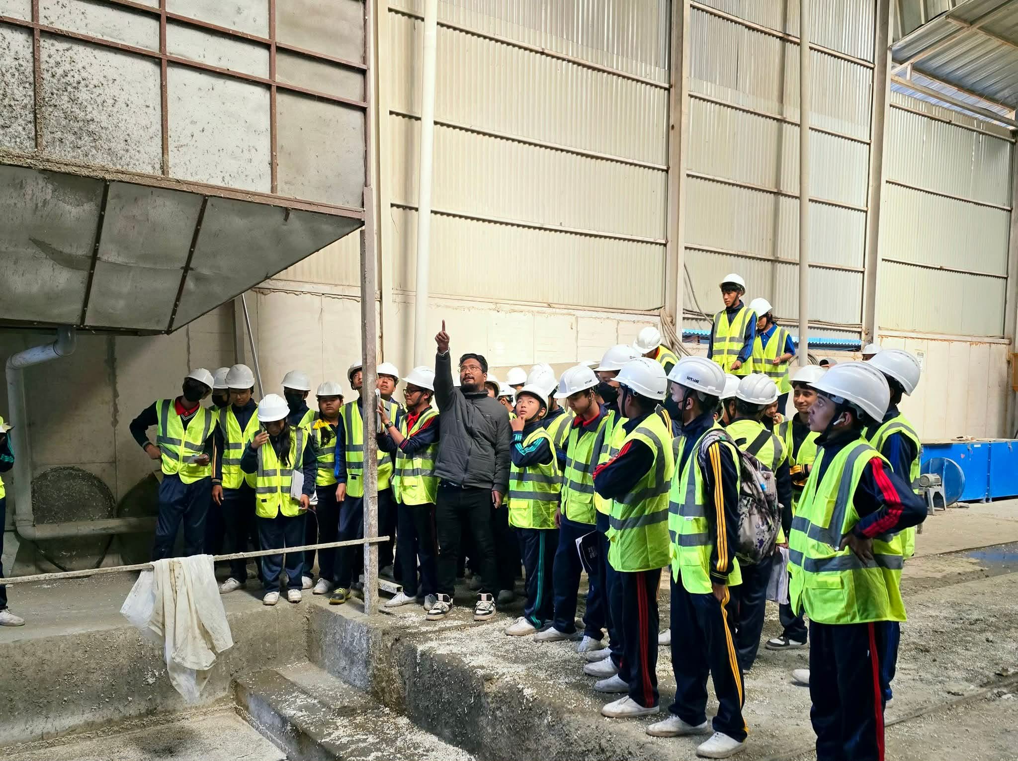 Students Gain Hands-On Insight at Nepal Eco Panel Factory