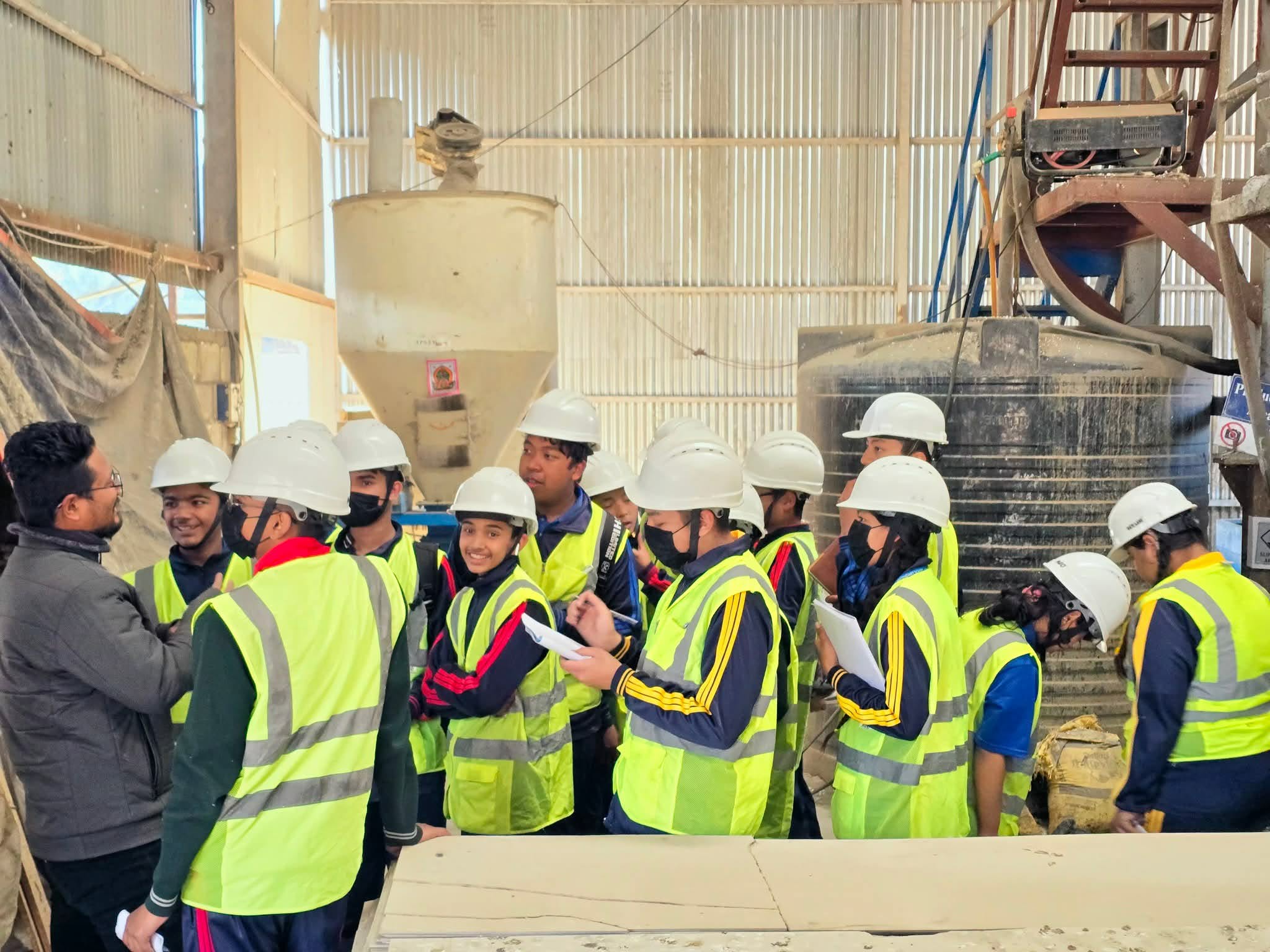 Students Gain Hands-On Insight at Nepal Eco Panel Factory