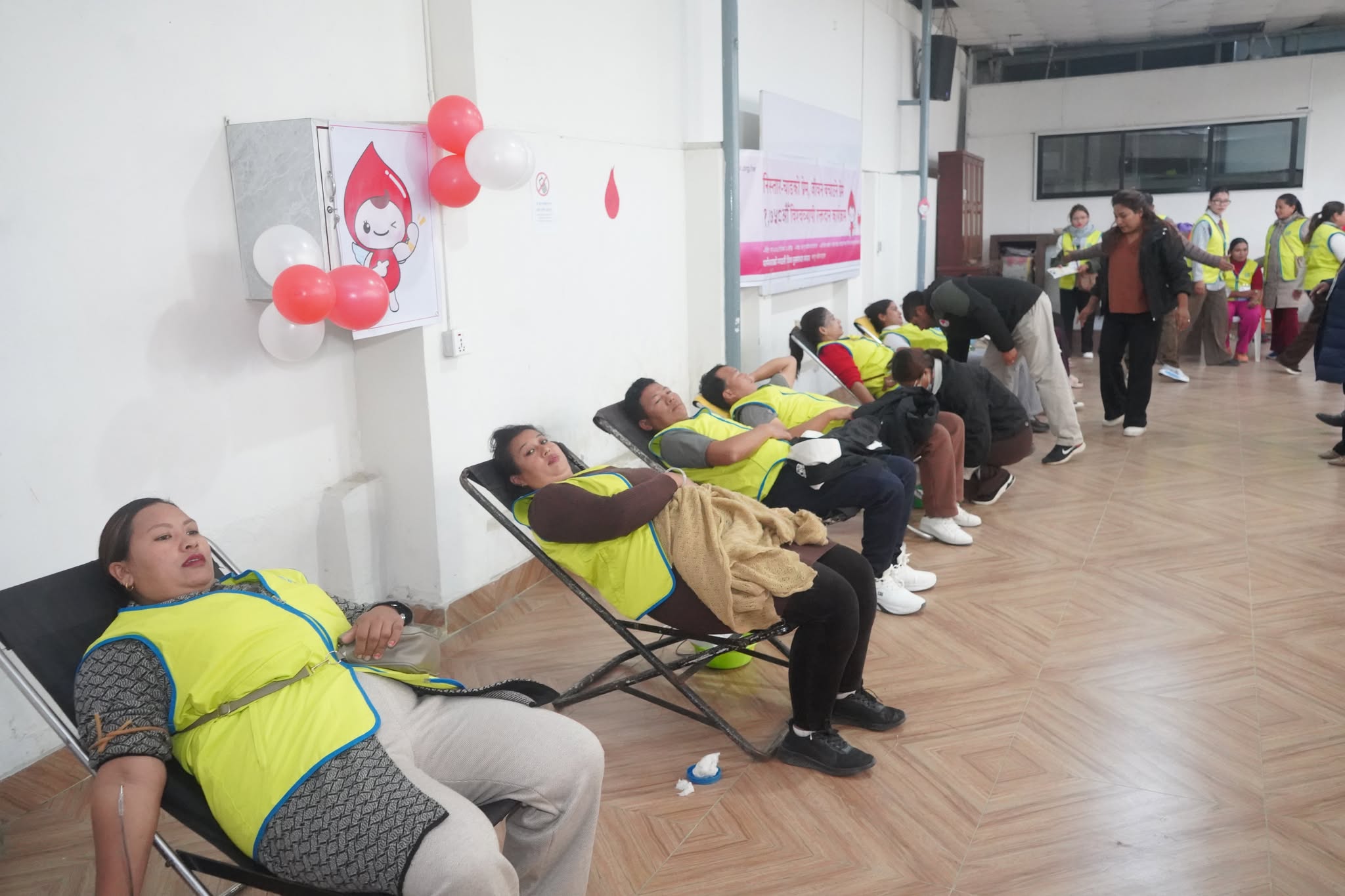 परमेश्वरको मण्डली भक्तपुरमा वृहत् रक्तदान कार्यक्रम सम्पन्न