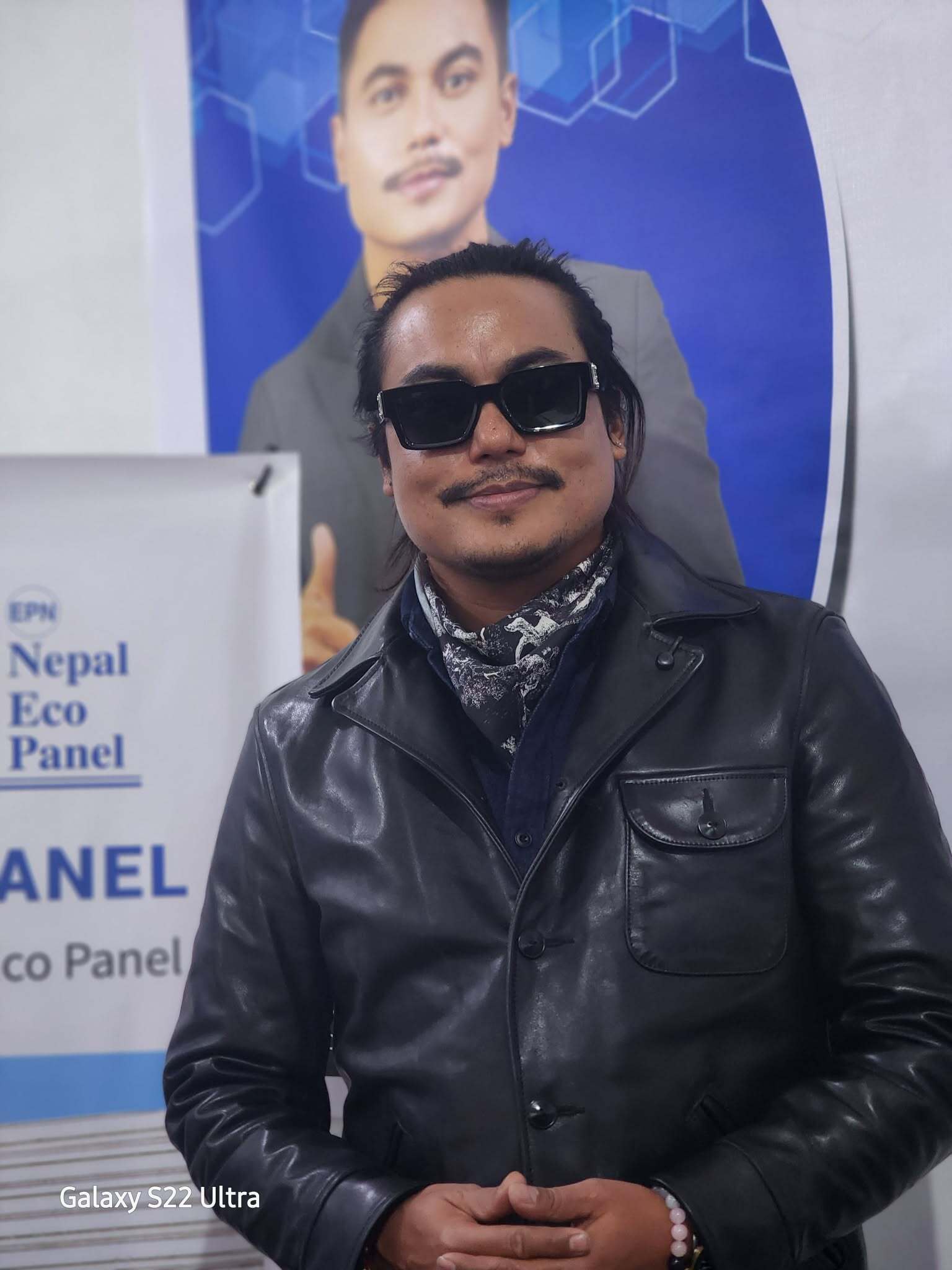 Brand Ambassador Sandip Chhetri Visits Nepal Eco Panel Stall at National Ghar Nirman Fest 2082