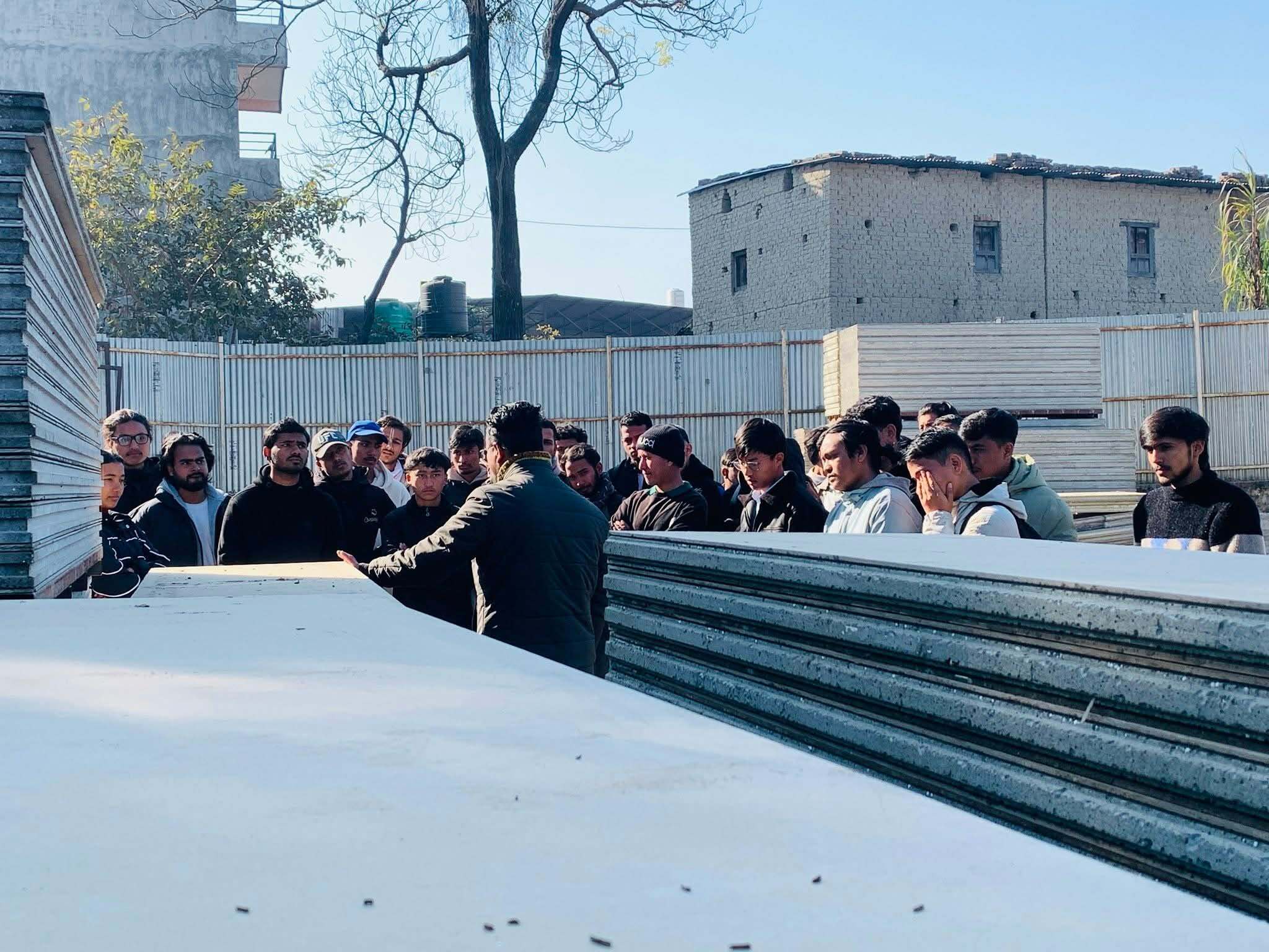 ISO-Certified Nepal Eco Panel Hosts Engineering Students for Material Field Visit Bhaktapur