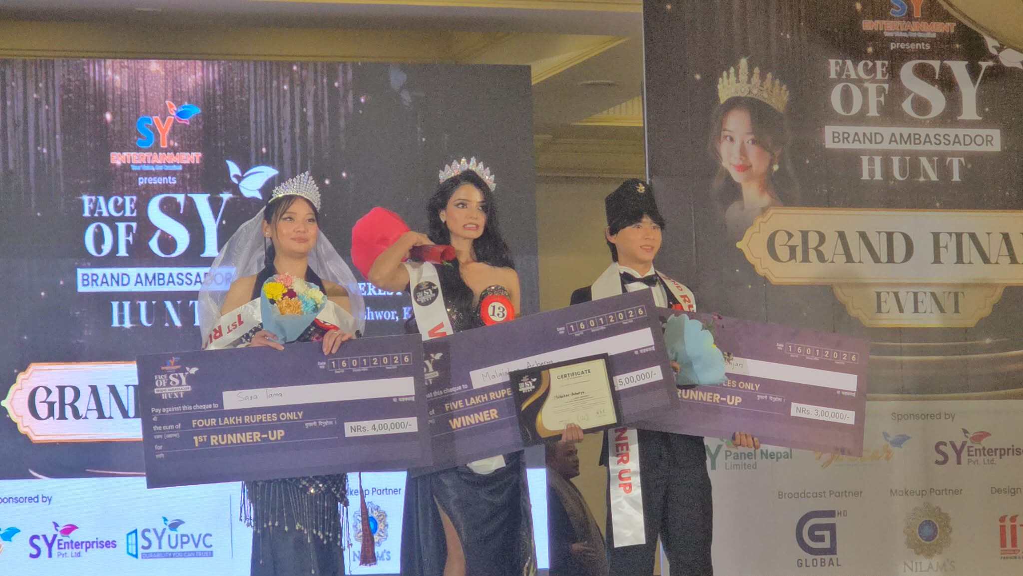 एसवाई प्यानलको ब्राण्ड एम्बेसडर मलैसा आचार्य छनौट