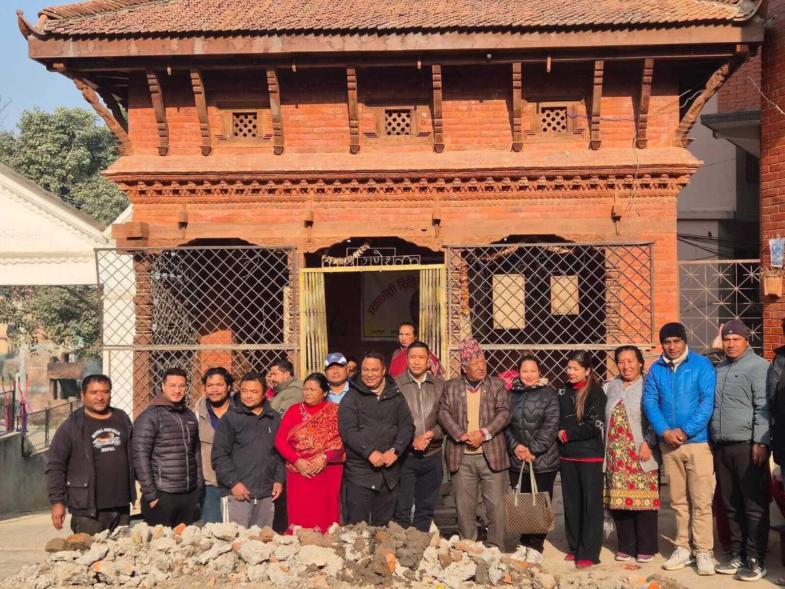 मध्यपुर थिमिमा 'ध्वाक्सी गणेश मन्दिर' को शिलान्यास: ३० लाखको लागतमा प्राचीन स्वरूप ब्युँताइने, फेरिँदै ध्वाकासी परिसरको मुहार