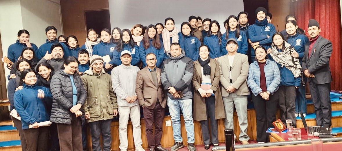 ख्वप कलेजका बिद्यार्थीबिच गो लोकल अभियान सम्बन्धि अभिमुखिकरण  