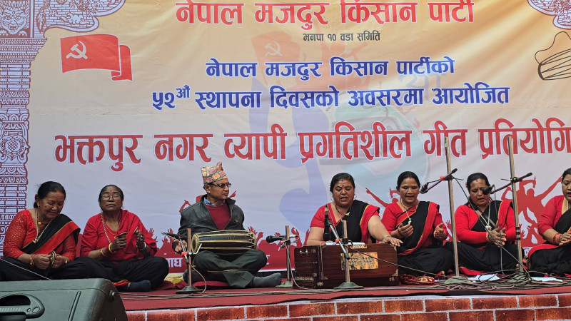 भक्तपुर नगरव्यापी प्रगतिशिल गीत प्रतियोगितामा बागीश्वरी मावि प्रथम