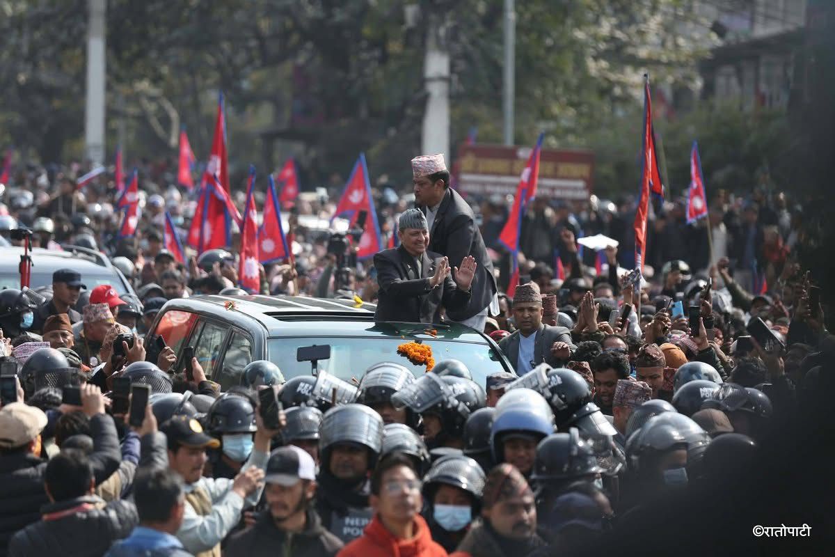 यसरी गरियो पूर्वराजा ज्ञानेन्द्र शाहको स्वागत