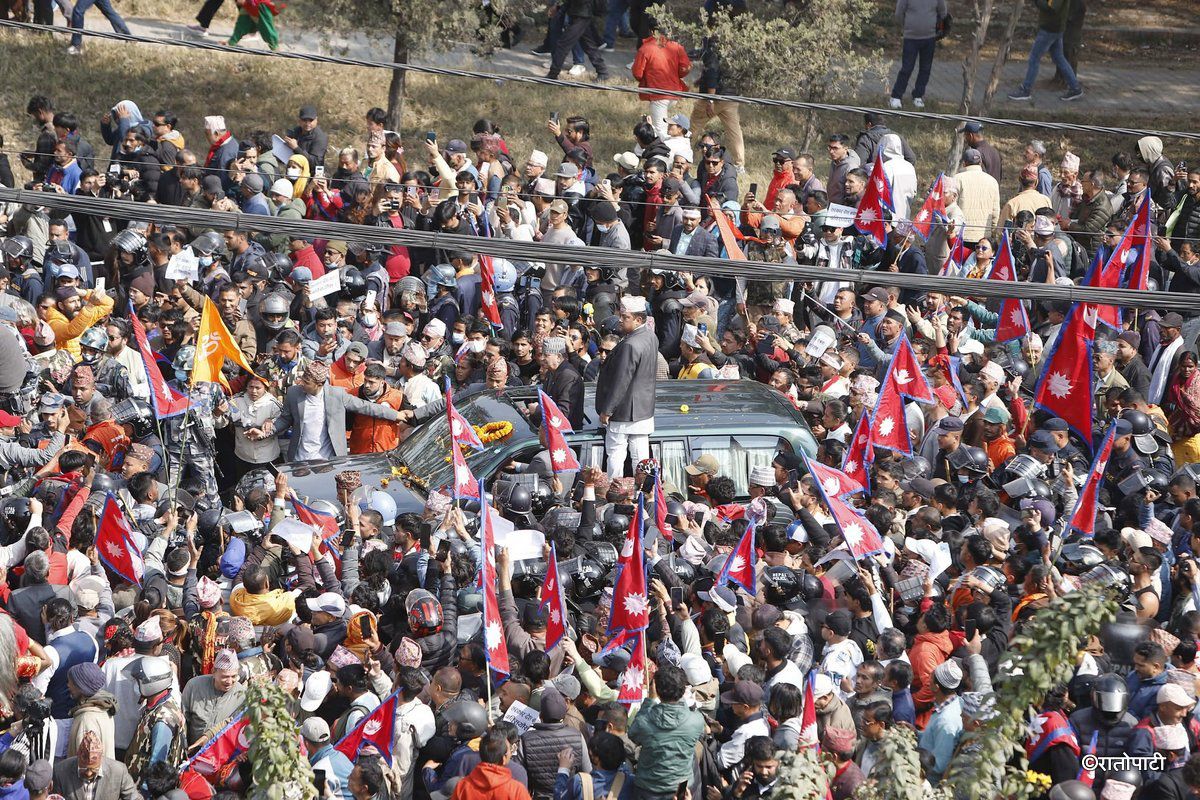 यसरी गरियो पूर्वराजा ज्ञानेन्द्र शाहको स्वागत