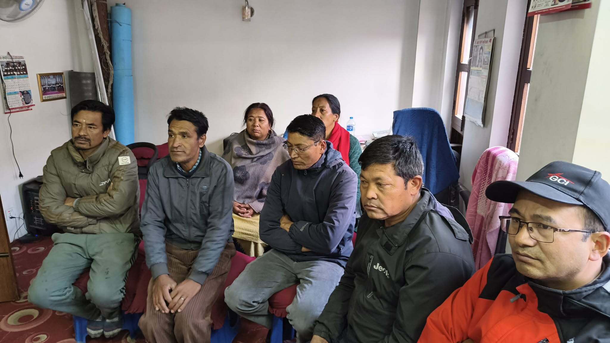 ख्वप साकोसमा भ्रमण तथा निर्वाचन सम्बन्धी छलफल