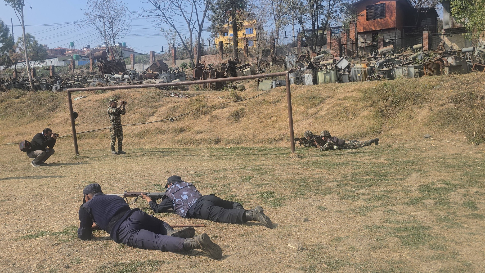 खरिपाटीमा भएको नमूना मतदानमा बम विस्फोट भएपछि....