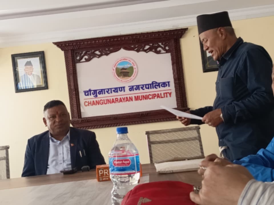 वातावरण संरक्षण मञ्च भक्तपुरद्वारा ज्ञापनपत्र पेश