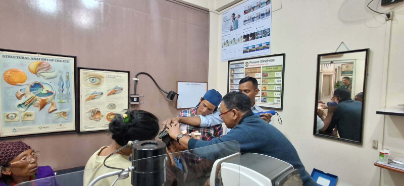 आँखाको ज्योती फर्काउन एक कप चिया दान अभियान