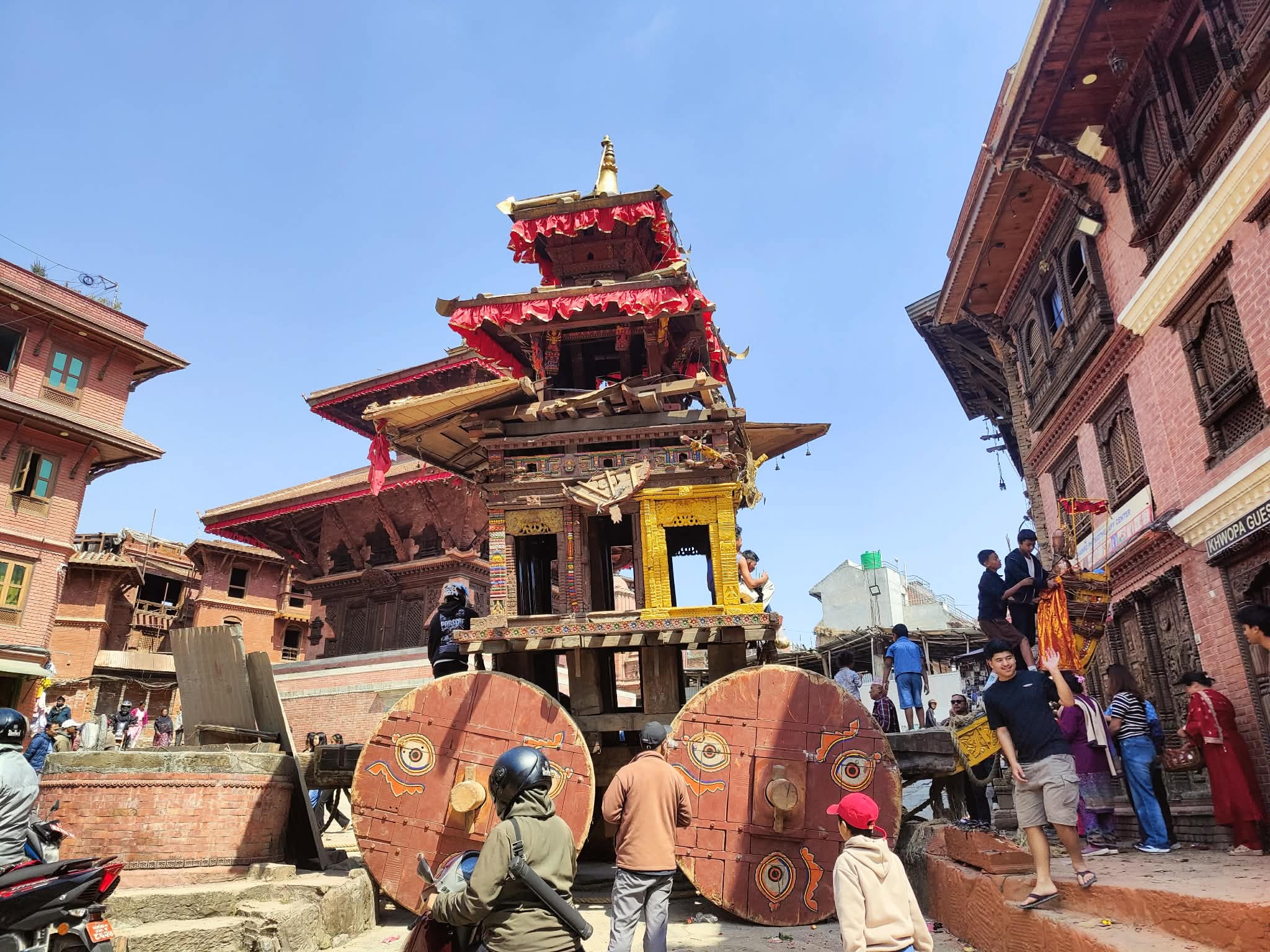 विस्काजात्रा शान्तिपूर्णः थातेलात भैलख