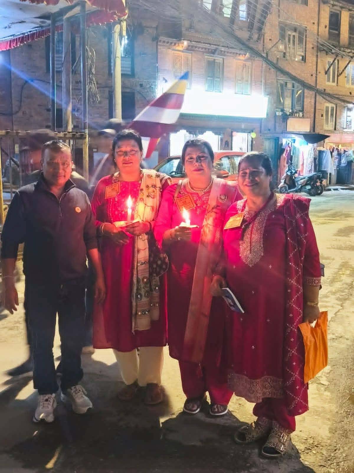 शान्तिदीप यात्रा सम्पन्न