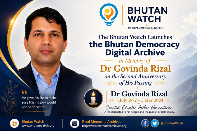 The Bhutan Watch Launches the Bhutan Democracy Digital Archive in Memory of Dr Govinda Rizal on the Second Anniversary of His Passing