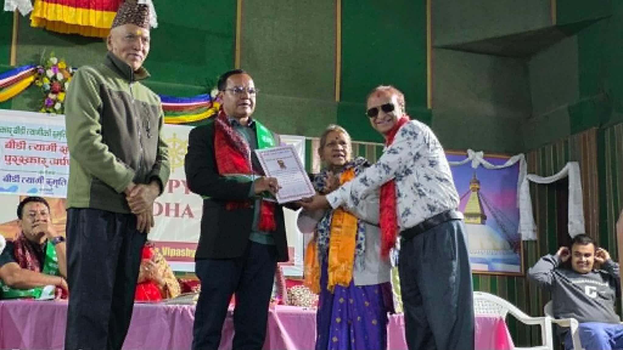 साहित्यकार तथा सञ्चारकर्मी सापकोटालाई ‘बी.डी. त्यागी प्रतिभा सम्मान’