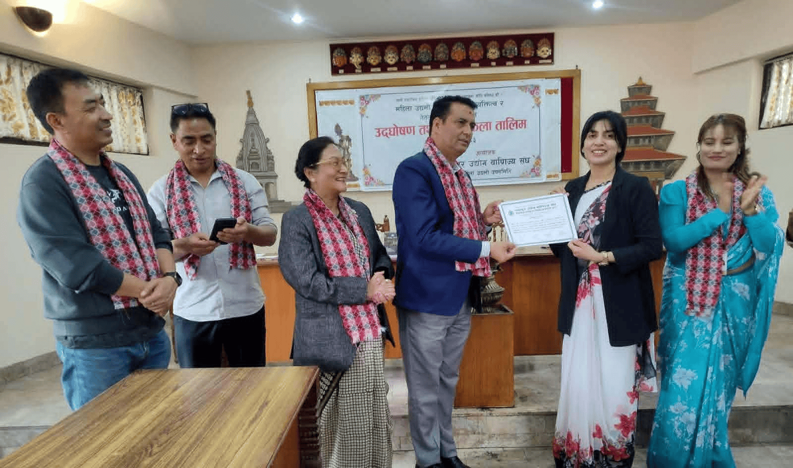 महिला उद्यमीलाई उद्घोषण तथा भाषणकला तालिम