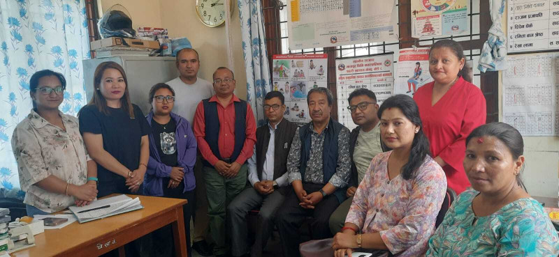 वडा नं ८ बाेदे पुर्ण खाेप सुनिश्चित वडा घाेषणाकाे तयारी पूरा