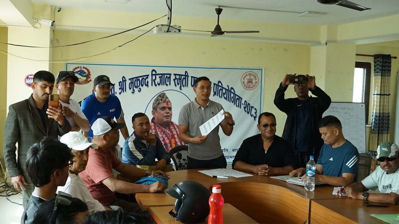 “वडास्तरिय स्व. मुकुन्द रिजाल स्मृति फुटबल प्रतियोगिता २०८३” सुरु हुँदै