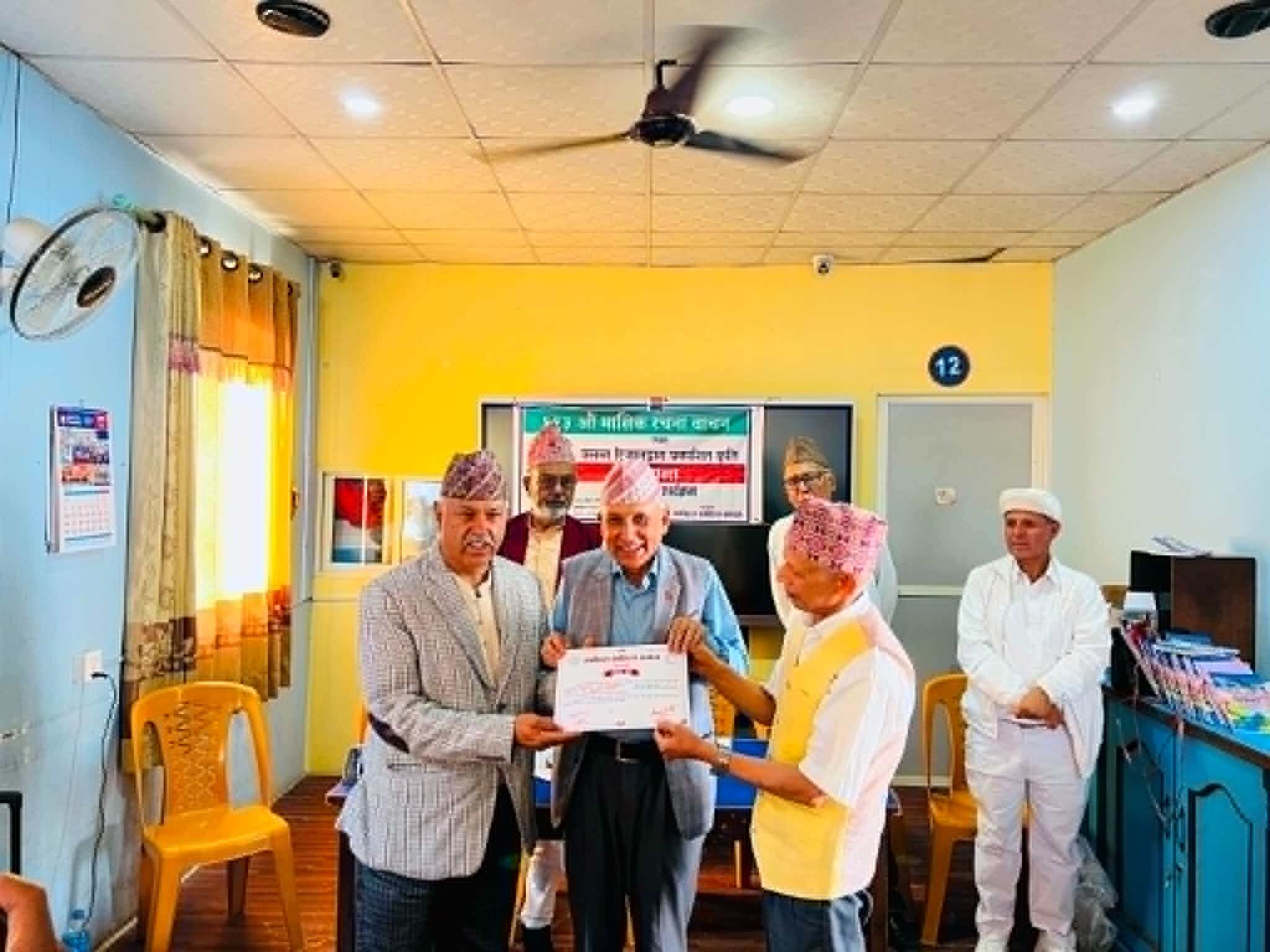 मनोहरा साहित्य समाजको ११३ औं श्रृङखलामा वसन्त रिजालद्वारा प्रकाशित ‘वसन्त’ लोकार्पित