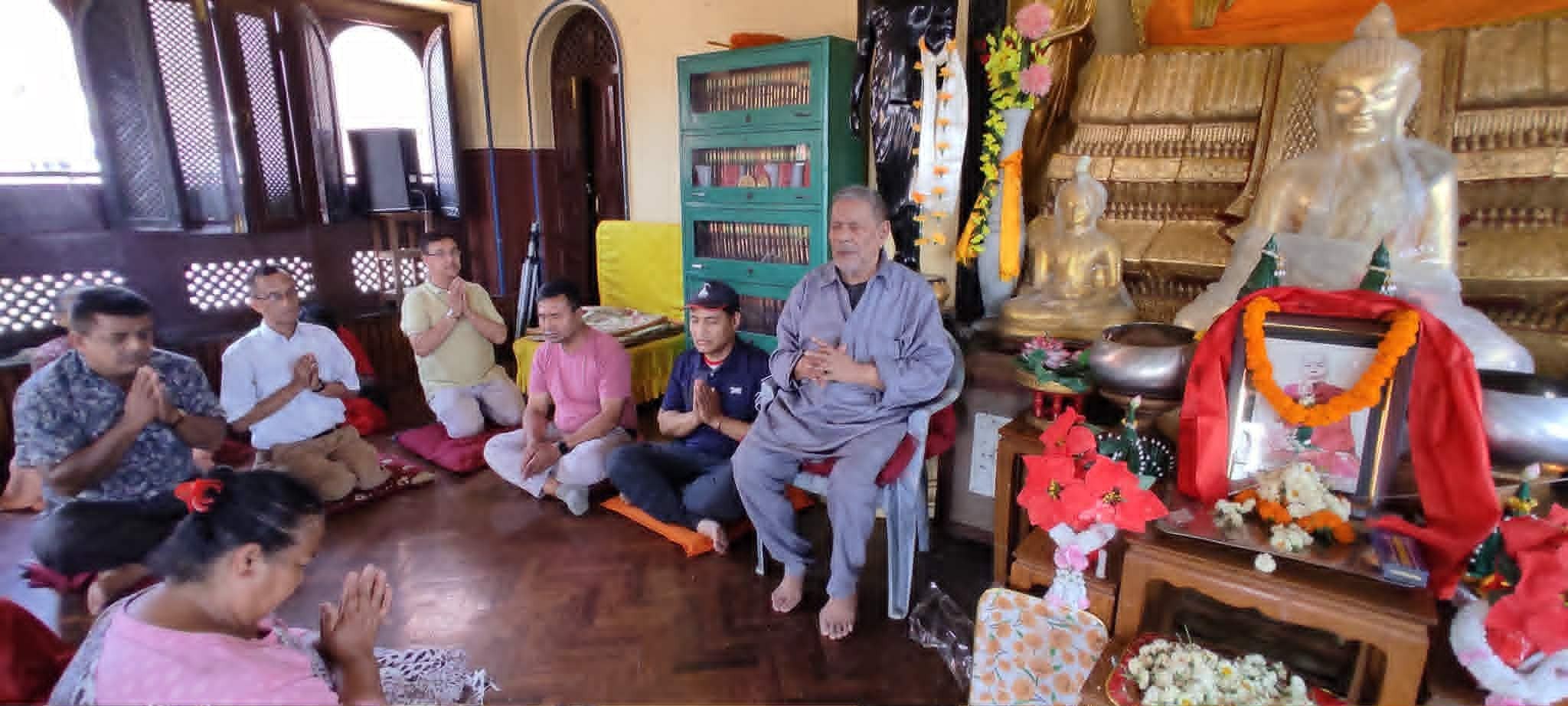 मुनि विहार भक्तपुरमा बरिस्ठ उपासिकाको शोकसभा सम्पन्न